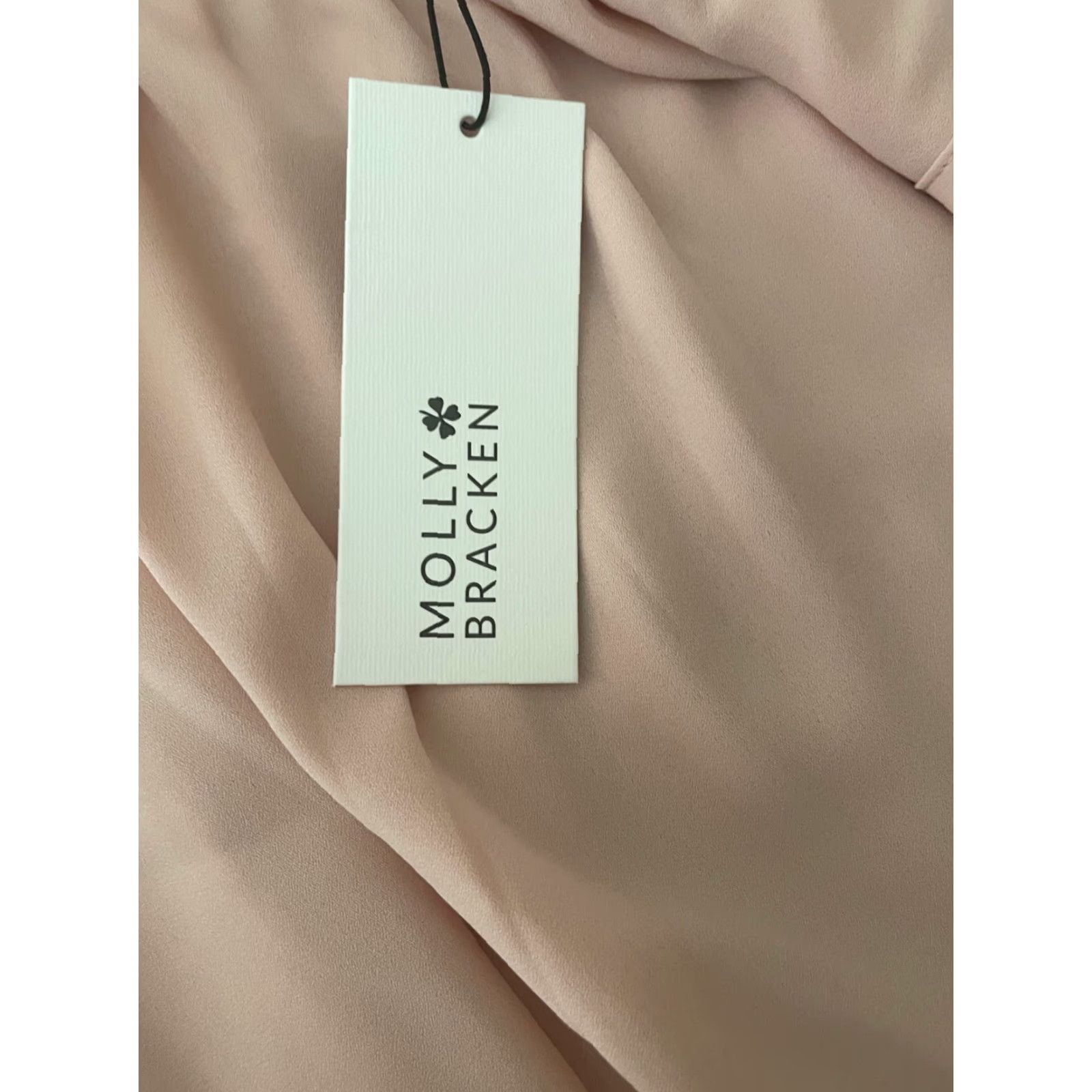 Vintage Molly Bracken Blouse Shirt Pink Short Sleeve L NWT Women Geometric Round Neck Cap Sleeve Keyhole Button Relaxed Size Large Size L / US 10 / IT 46 - 3 Thumbnail