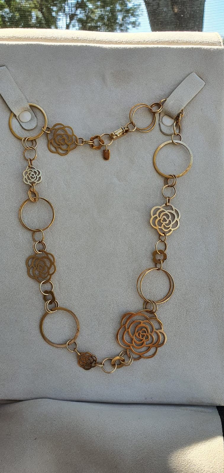 Chanel Chanel Camilla Flower Link 18 K Yellow Gold Necklace Size ONE SIZE - 11 Thumbnail