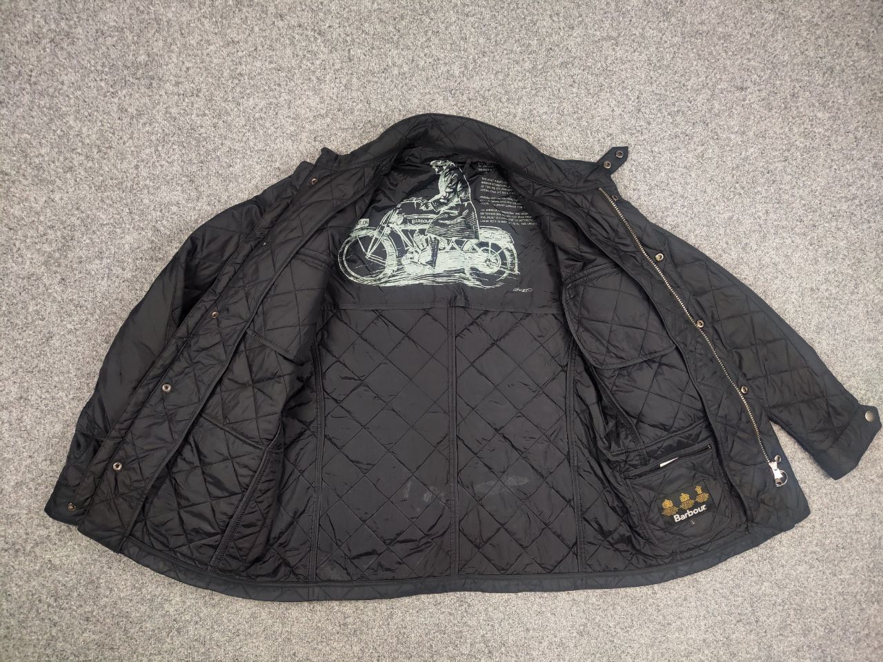 Barbour Barbour International Ariel Black Adult quilted Jacket Size US L / EU 52-54 / 3 - 14 Thumbnail