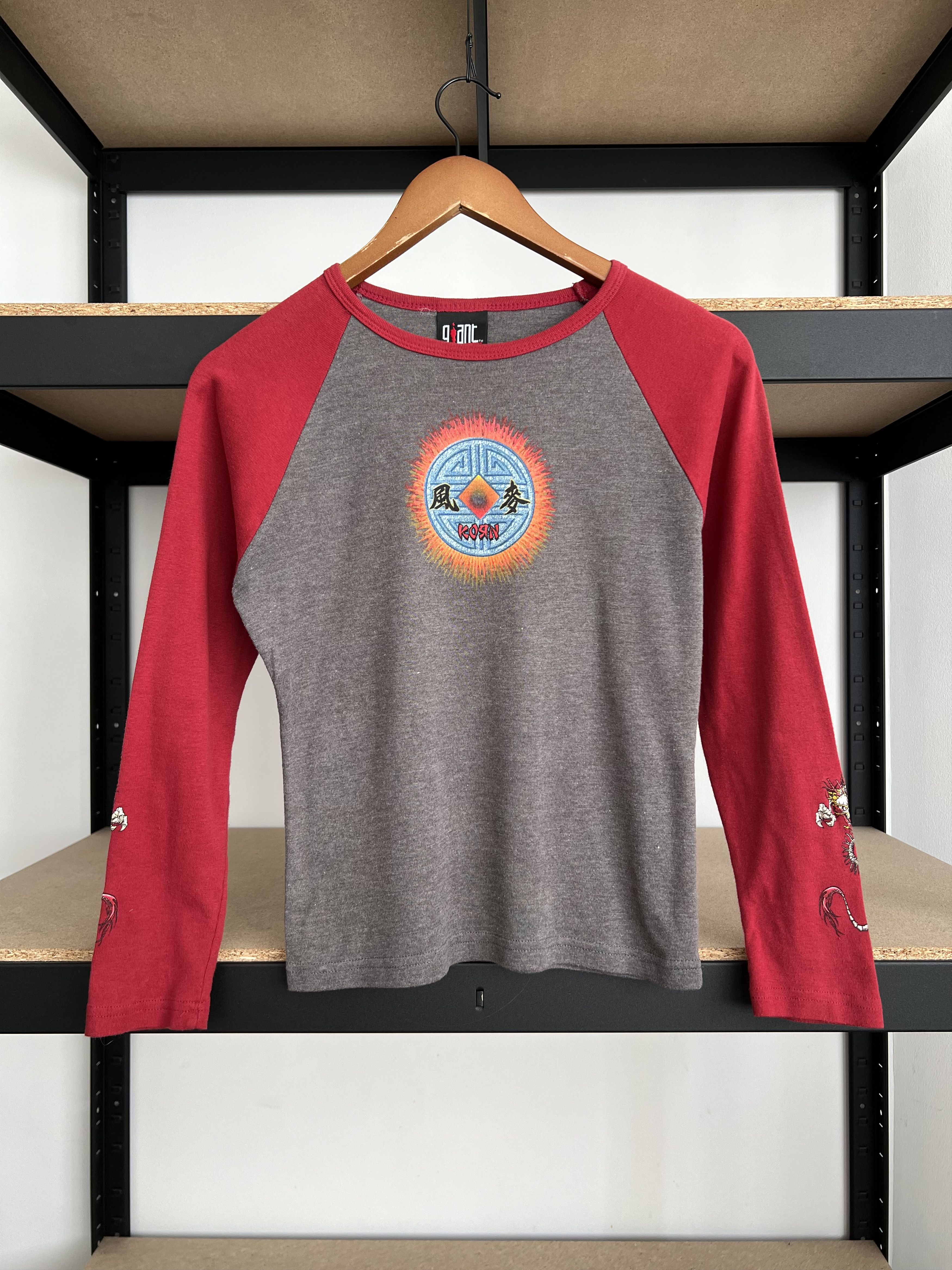 Band Tees Vintage 90s Korn Dragon Rock Band Y2k Long Sleeve T-shirt Size L / US 10 / IT 46 - 1 Thumbnail