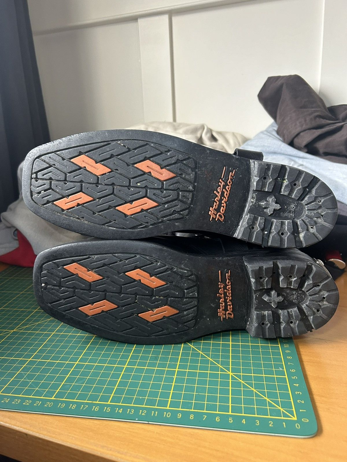 Harley Davidson Vintage Harley Davidson tall motorcycle boots Size US 12.5 / EU 45-46 - 7 Thumbnail