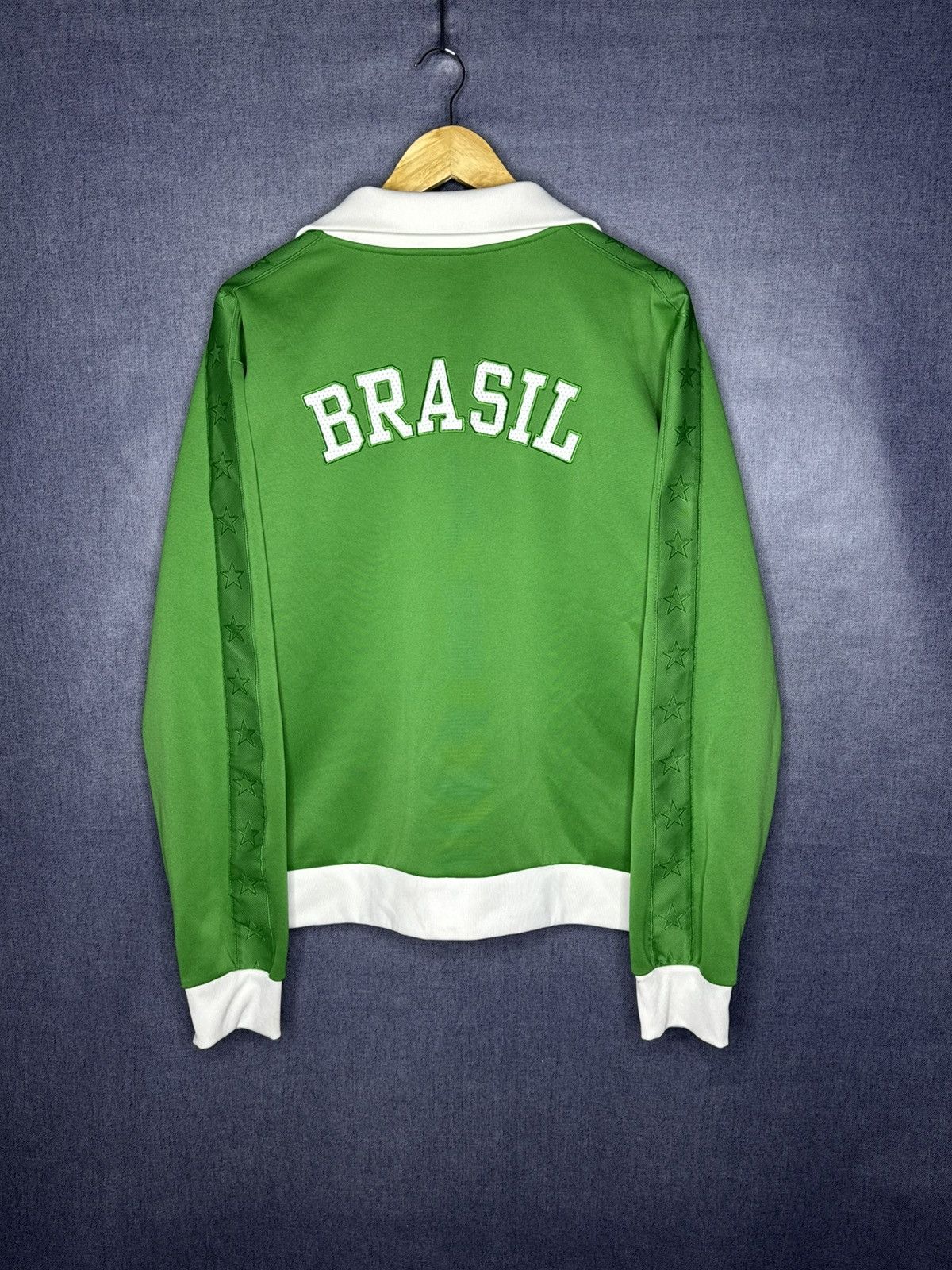 Nike Vintage Nike Brazil TrackJacket Olympic Soccer National Team Size US XL / EU 56 / 4 - 2 Thumbnail