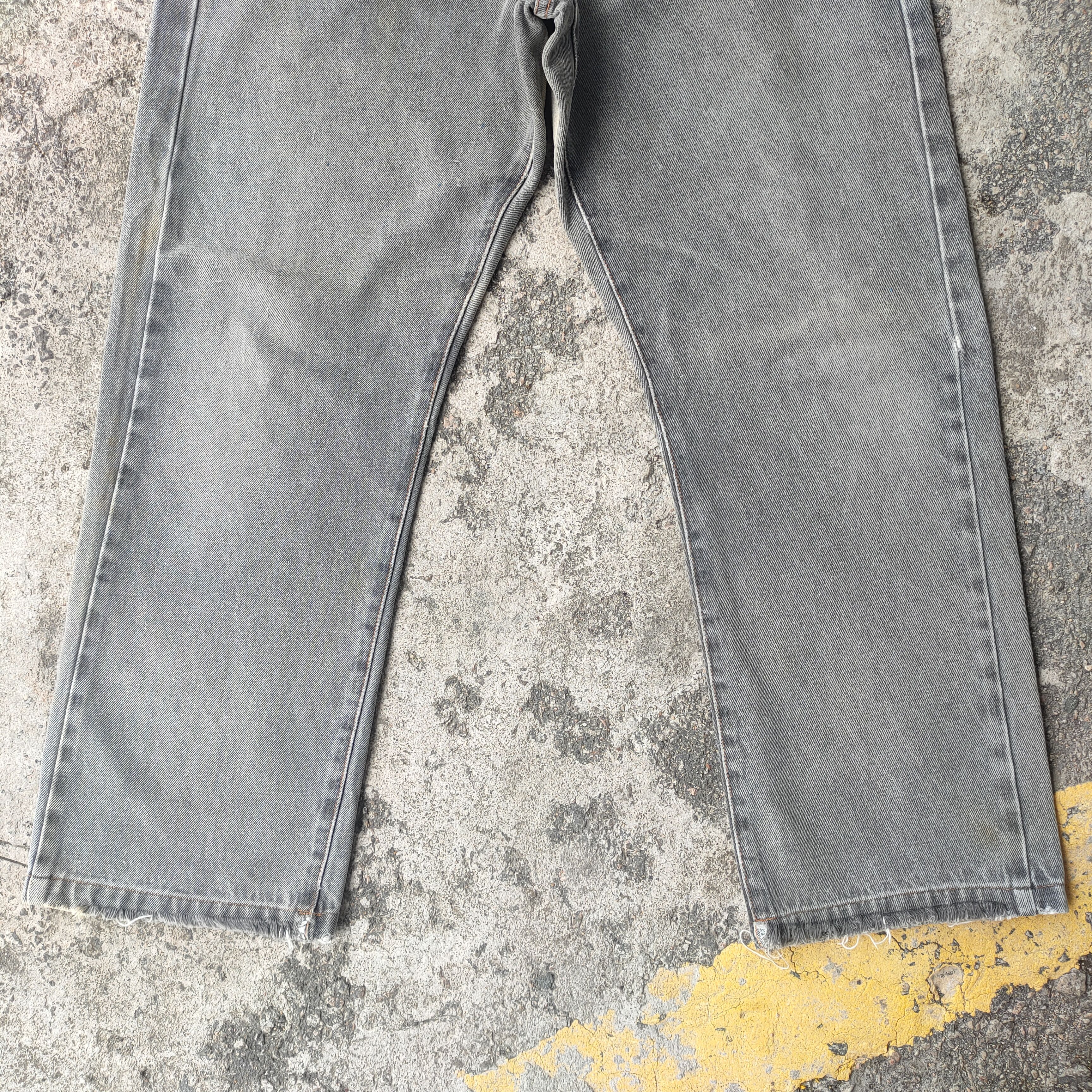 Japanese Brand VINTAGE WELDGIN FADED BLACK RIPPED JEANS DENIM PANTS Size US 34 / EU 50 - 3 Thumbnail