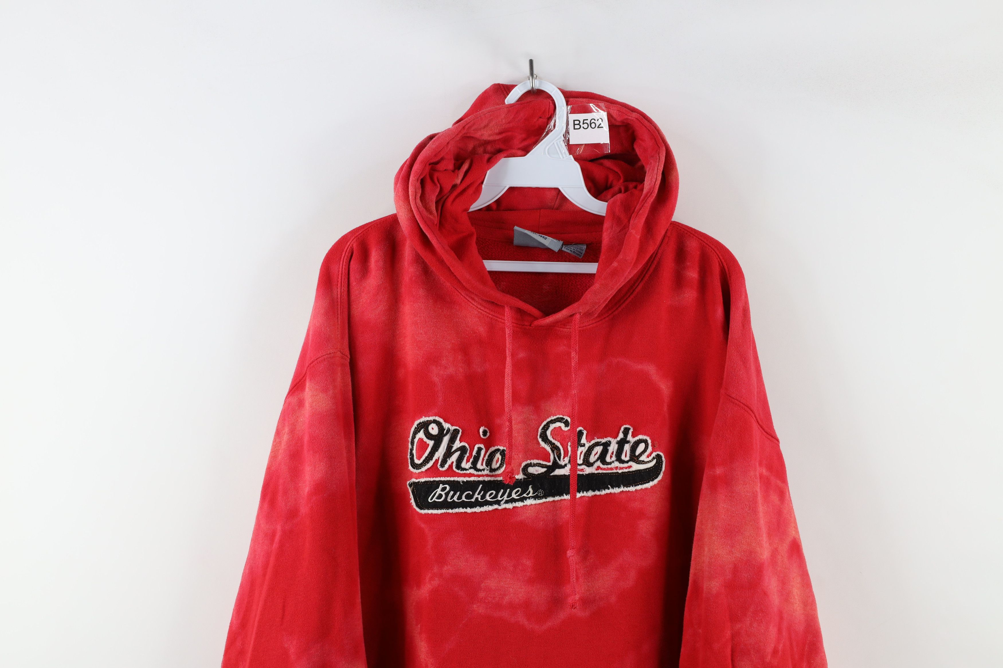 Vintage Vintage 90s Script Acid Wash Ohio State University Hoodie Size US L / EU 52-54 / 3 - 2 Thumbnail