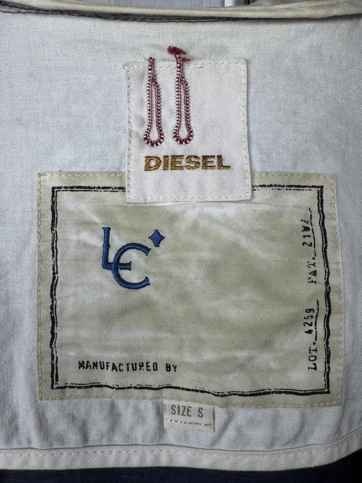 Diesel Diesel vintage y2k blue lightweight avant garde jacket Size US S / EU 44-46 / 1 - 11 Thumbnail