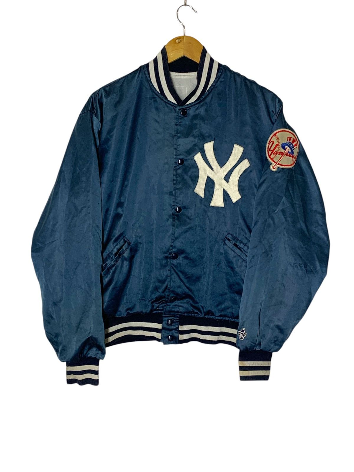 New York Yankees Vintage NY Yankees Baseball Varsity Jacket Size US M / EU 48-50 / 2 - 1 Thumbnail