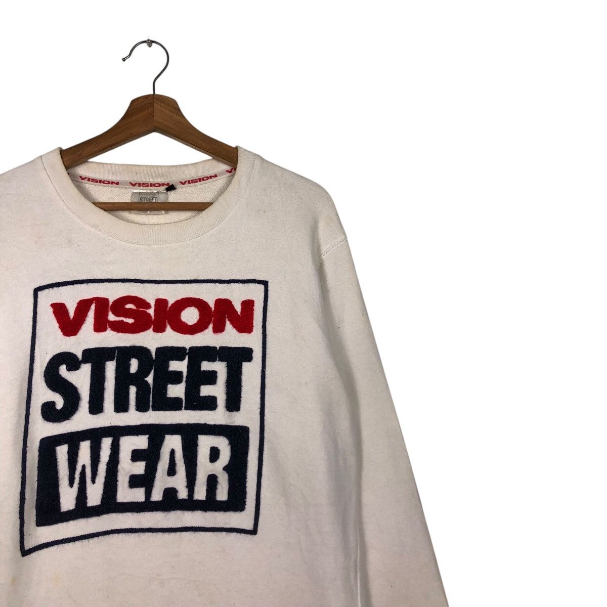 Japanese Brand 📌Vintage Sweatshirt Vision Streetwear Big Logo Size US M / EU 48-50 / 2 - 7 Thumbnail
