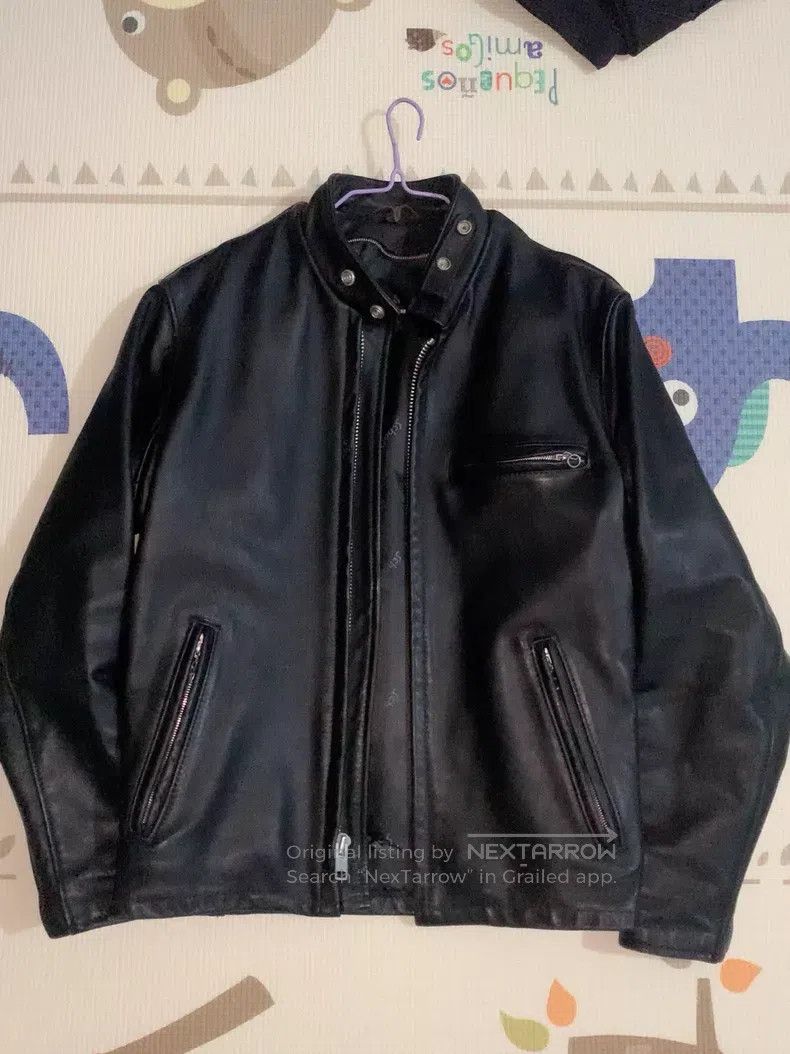 Schott Schott 614 Leather coat Size US S / EU 44-46 / 1 - 1 Thumbnail