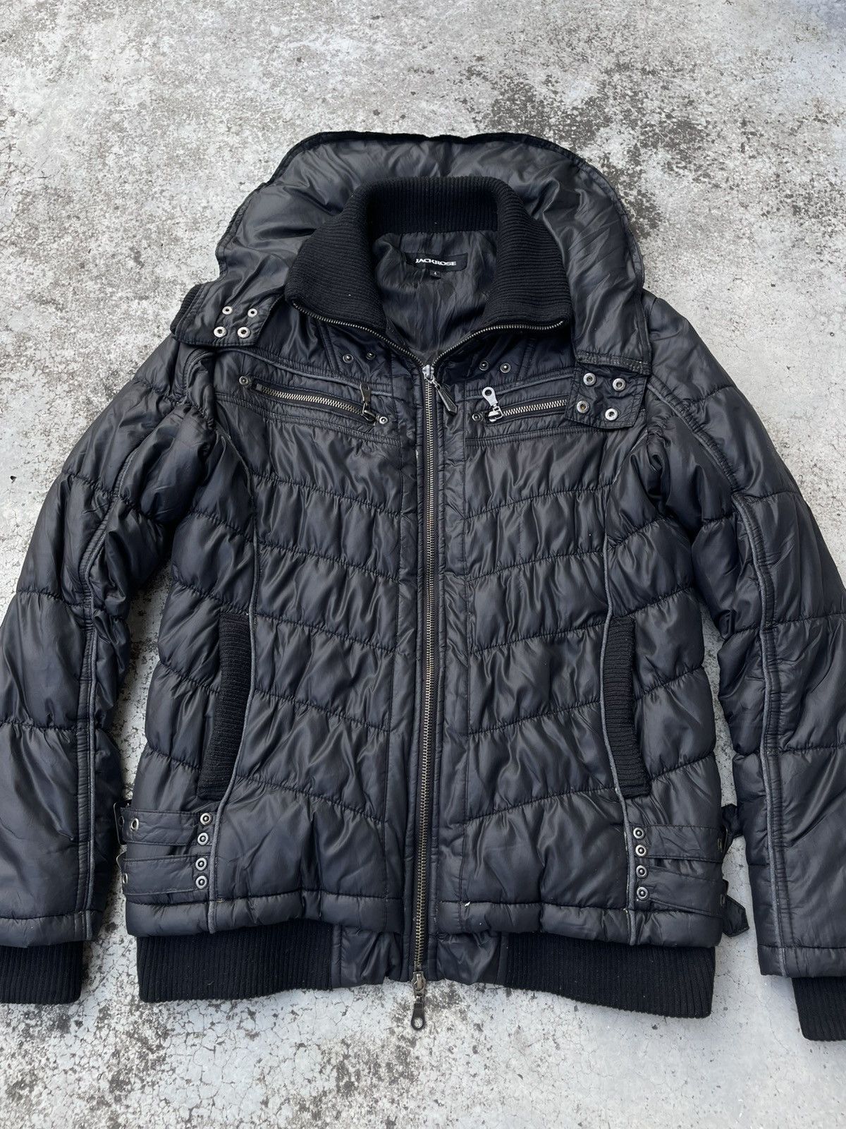 JACKROSE Vintage Jackrose Bondage Light Puffer Jacket Size US L / EU 52-54 / 3 - 2 Thumbnail