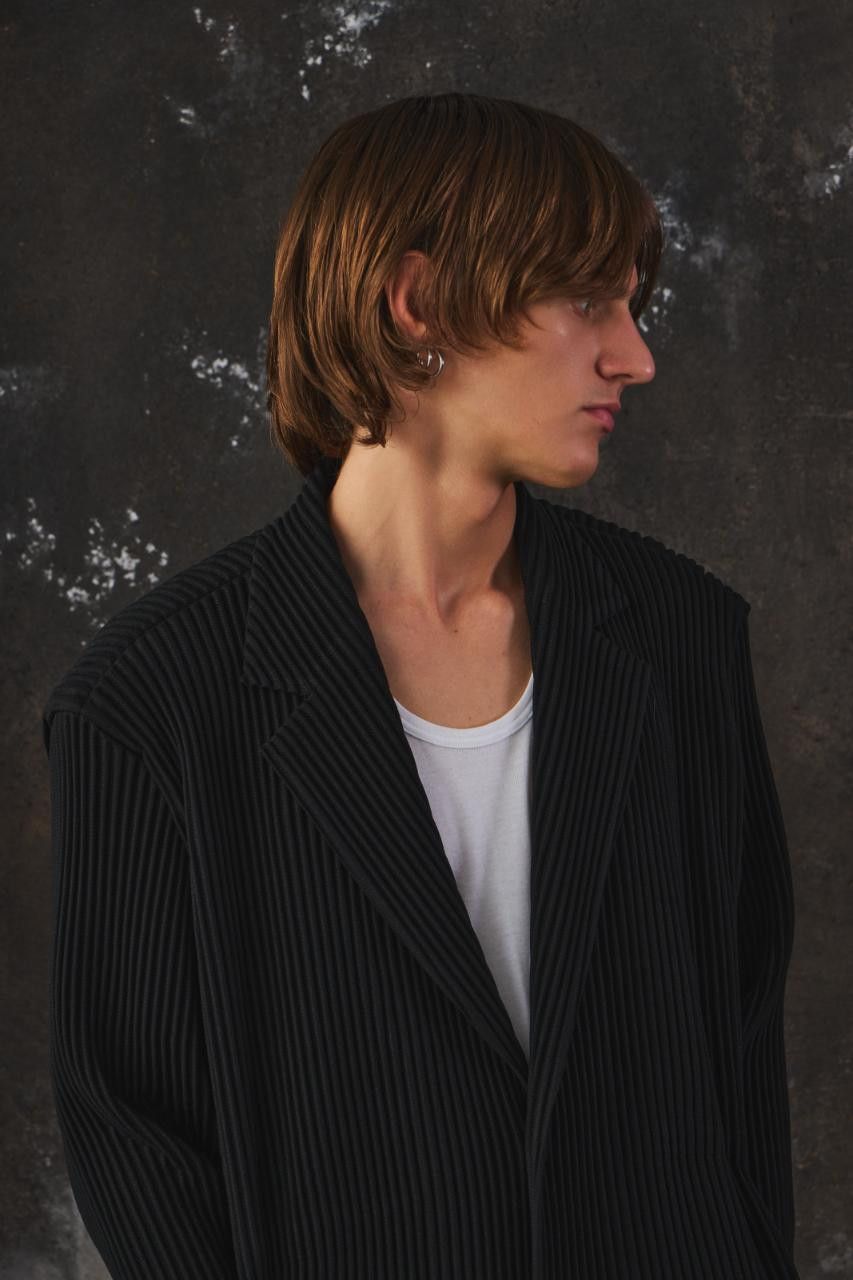 Homme Plisse Issey Miyake HOMME PLISSÉ ISSEY MIYAKE Kersey Pleats Blazer Size 48R - 3 Thumbnail