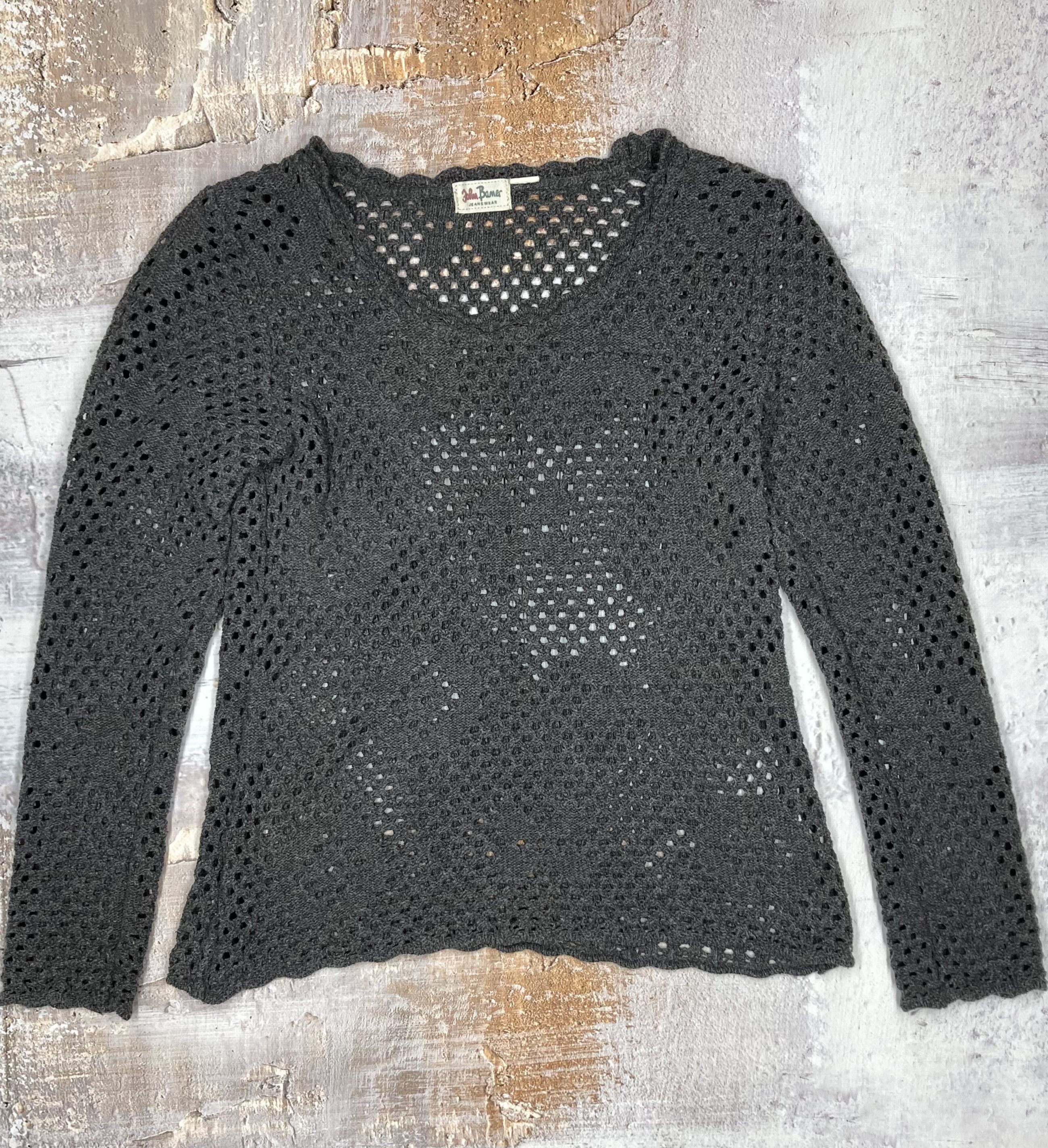 Japanese Brand Vintage Mesh Sweater Women's Size S Size S / US 4 / IT 40 - 1 Thumbnail