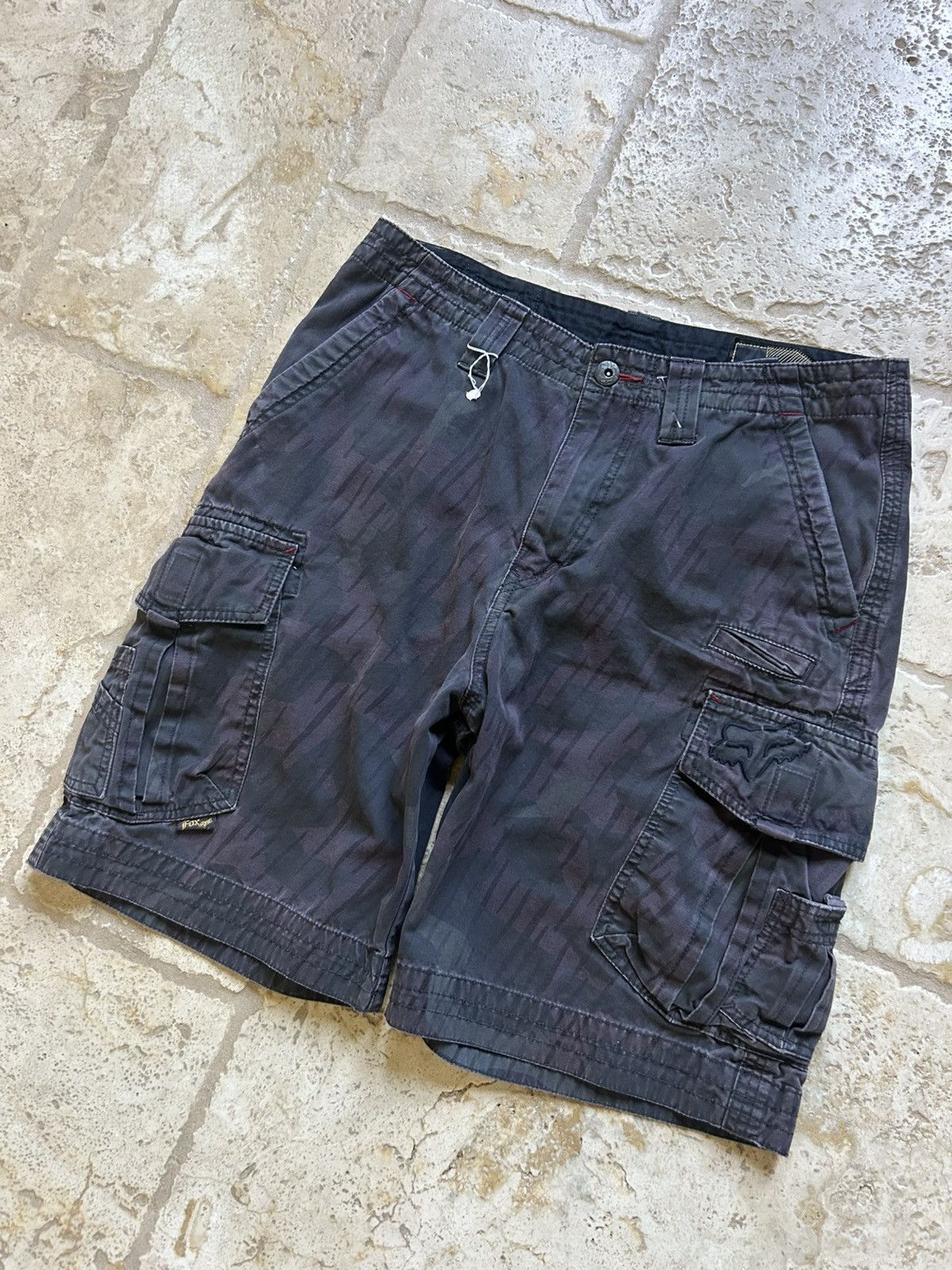 Fox Racing Vintage 00s Fox Racing Cargo Shorts Size US 34 / EU 50 - 1 Thumbnail