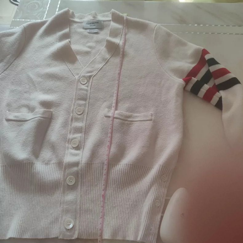 Thom Browne Thom Browne Knitted cardigan coat Size US S / EU 44-46 / 1 - 7 Thumbnail