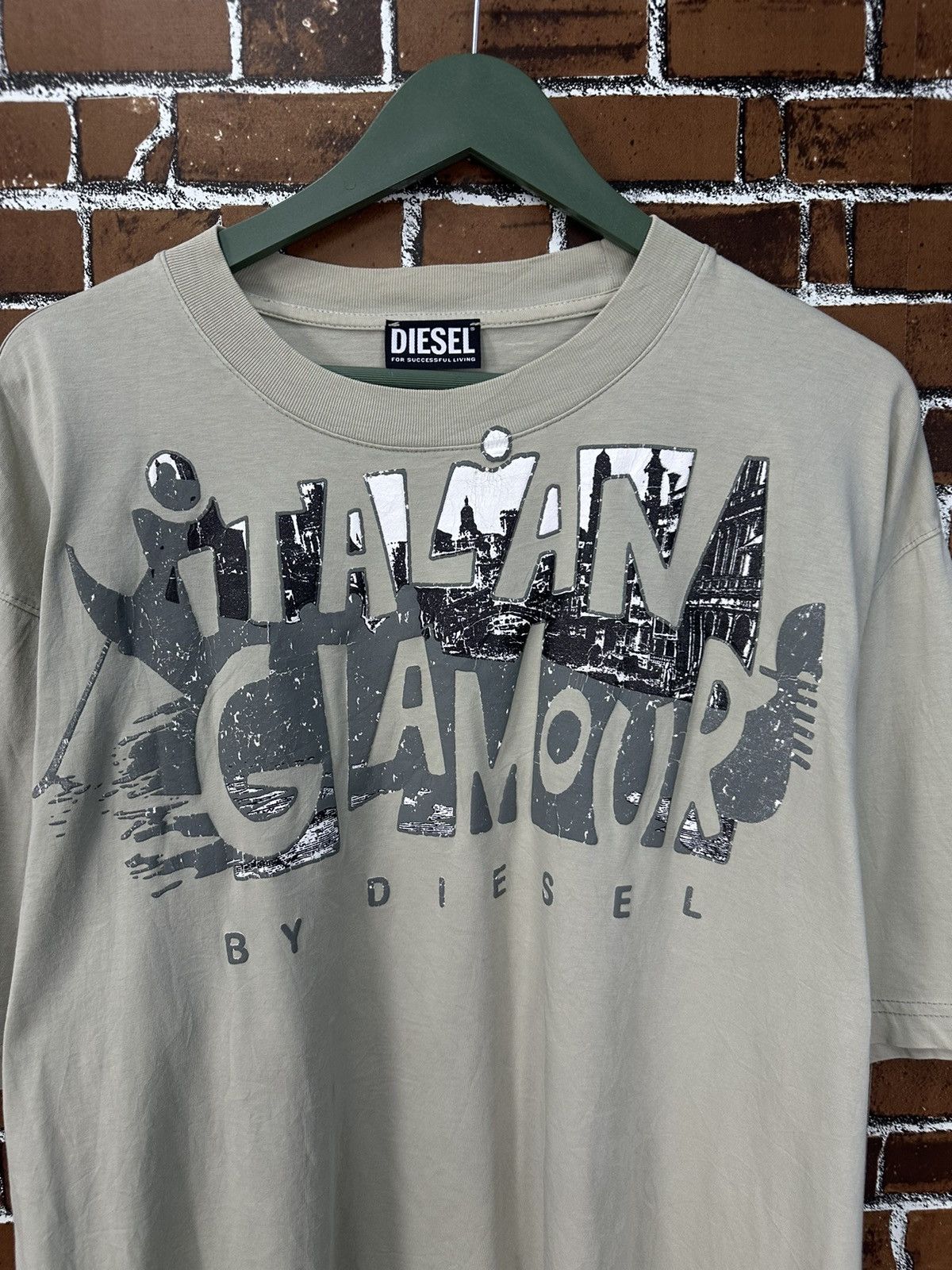 Diesel Diesel Italian Glamour Tshirt A953 Size US L / EU 52-54 / 3 - 2 Thumbnail