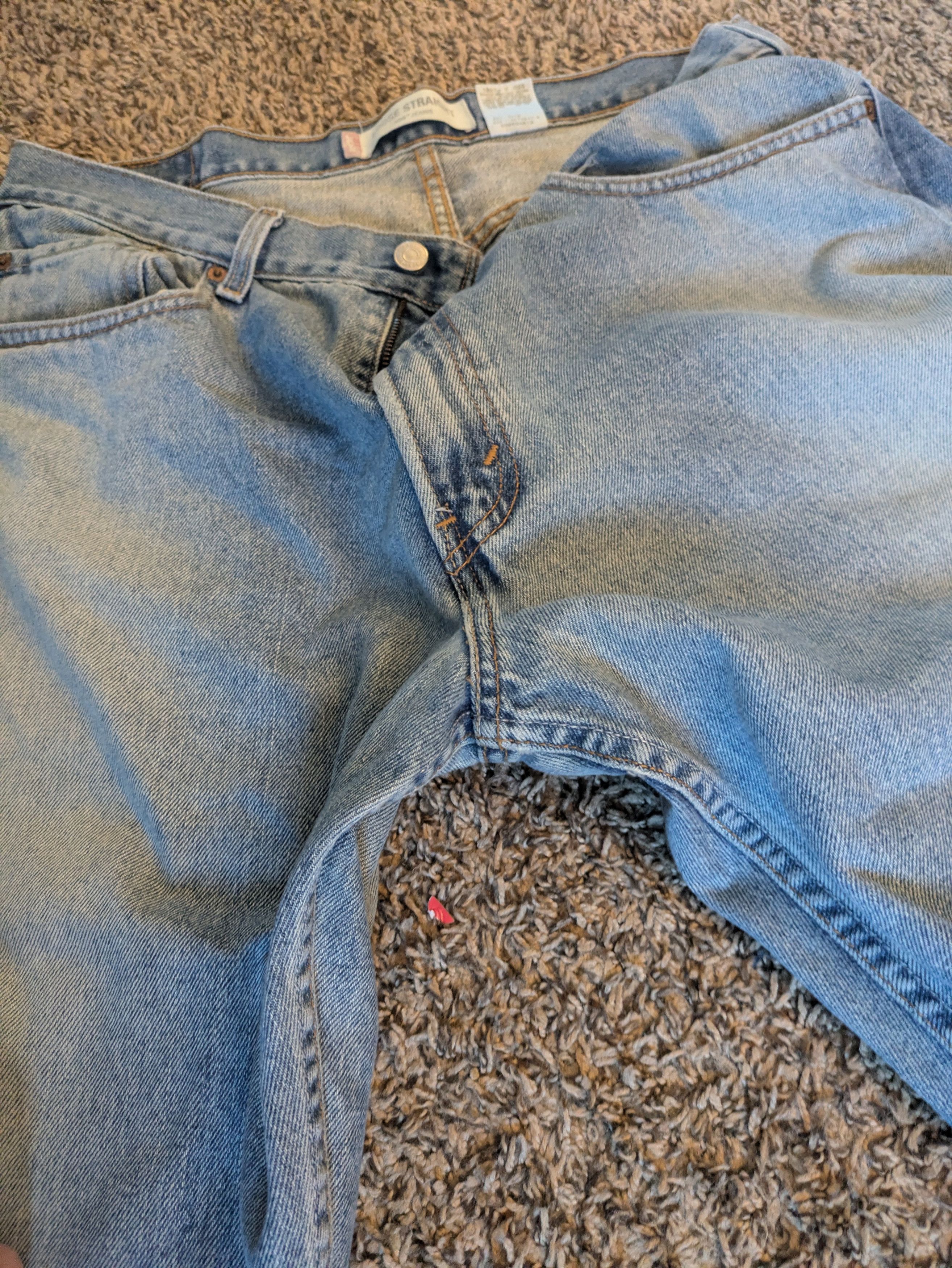 Levi's Vintage Clothing Vintage Y2K Levi’s Strauss 569 Loose Straight Denim Jeans Size US 36 / EU 52 - 4 Thumbnail