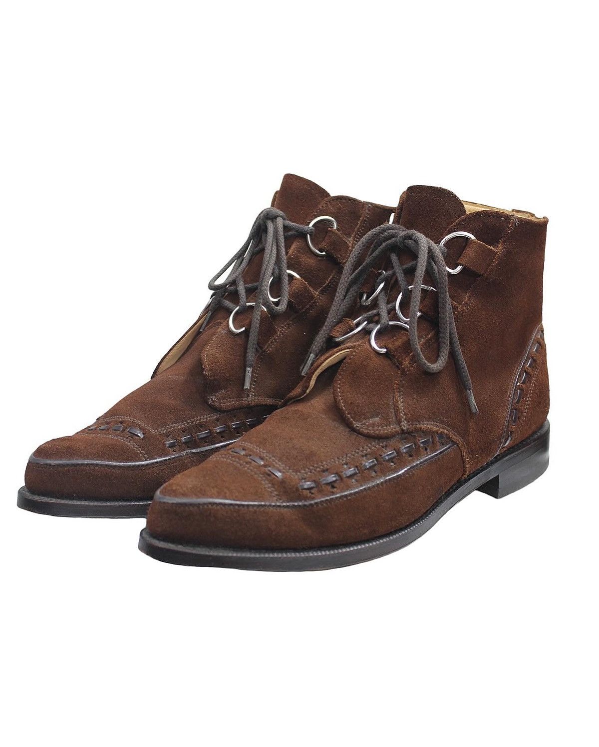 image of George Cox Cause Shoes Blue Label By Geogre Cox Chukka Boots in Brown, Men's (Size 7)