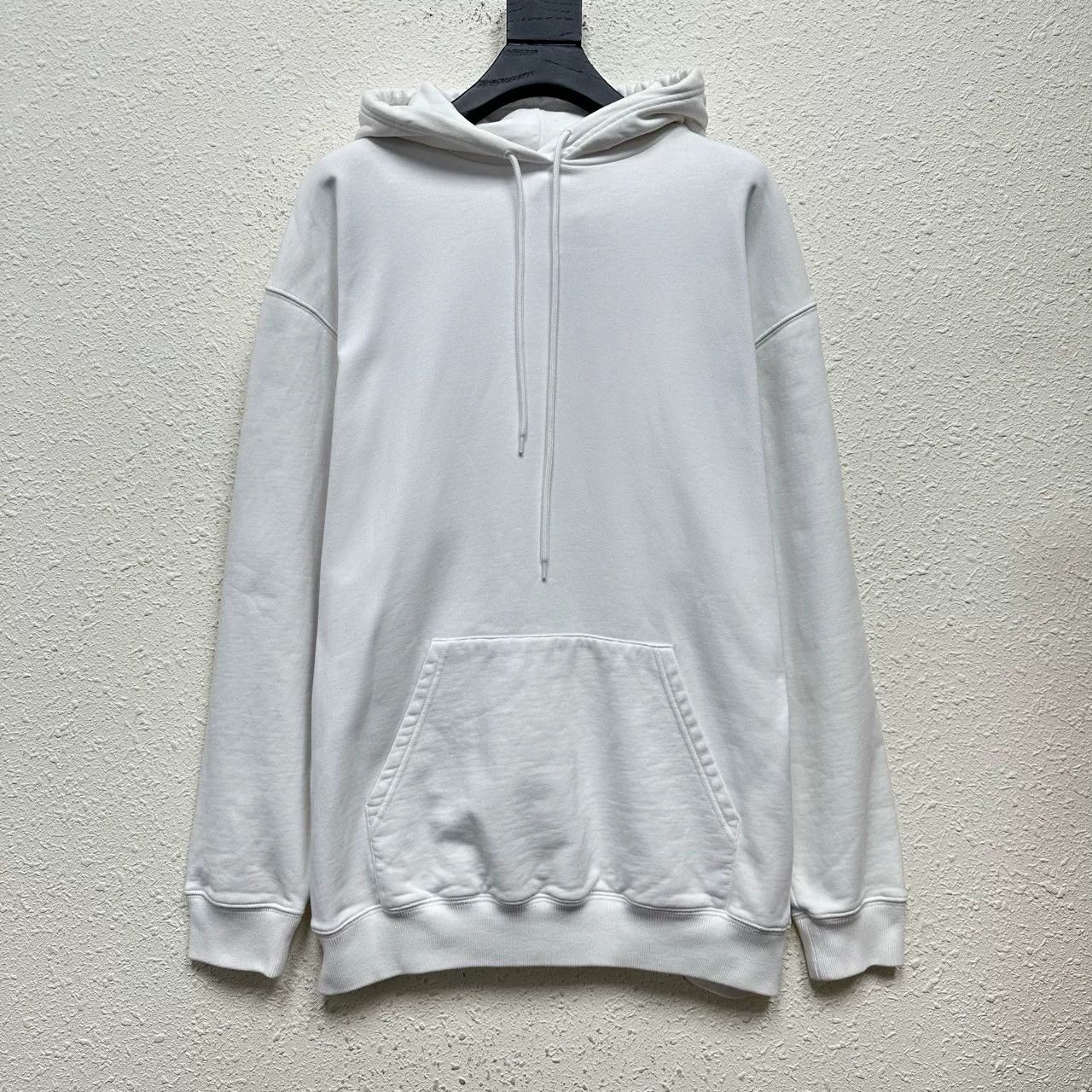 Balenciaga balenciaga white logo hooded sweatshirt Size US M / EU 48-50 / 2 - 1 Thumbnail
