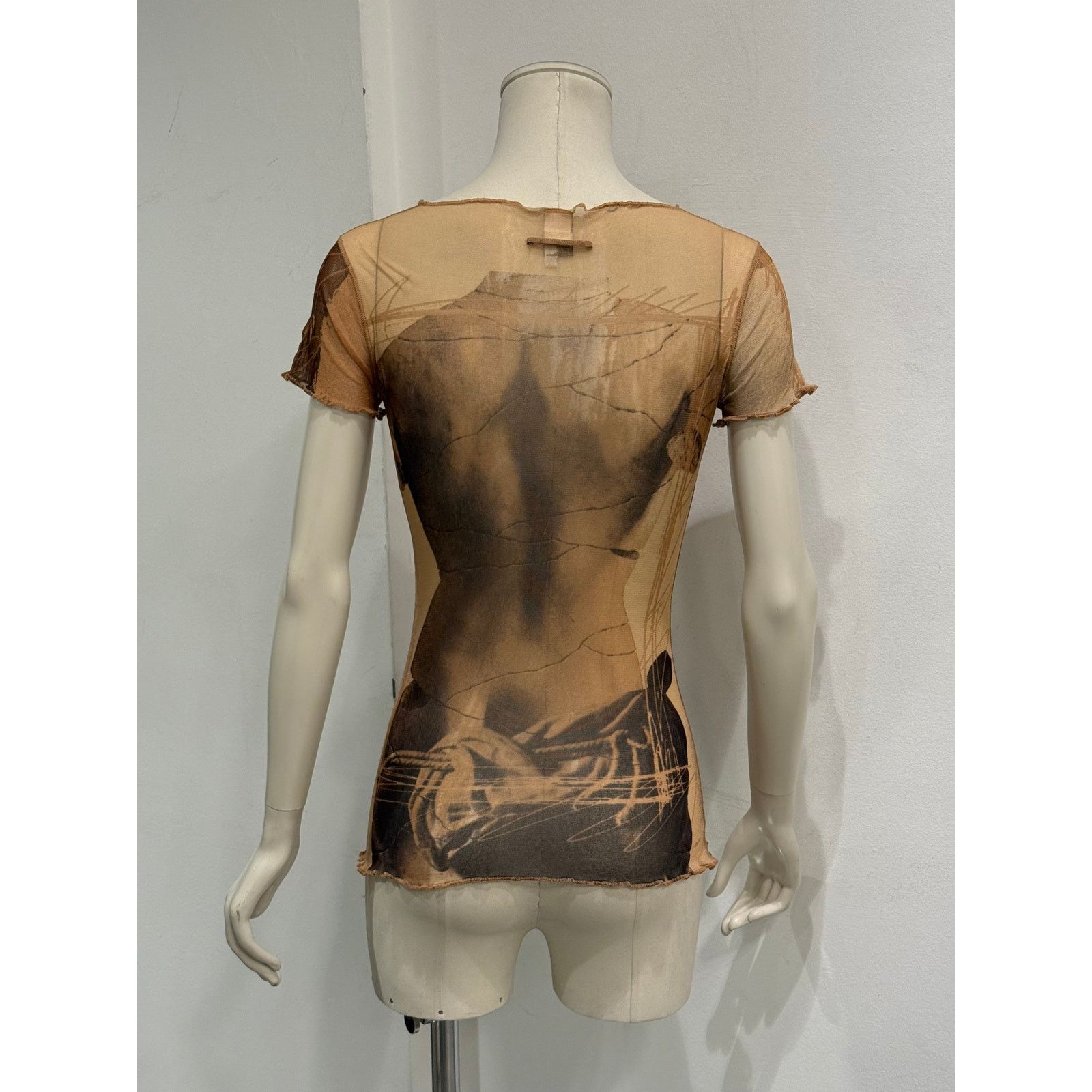 Jean Paul Gaultier 1999 Jean Paul Gaultier Venus de Milo mesh t-shirt Size M / US 6-8 / IT 42-44 - 10 Thumbnail