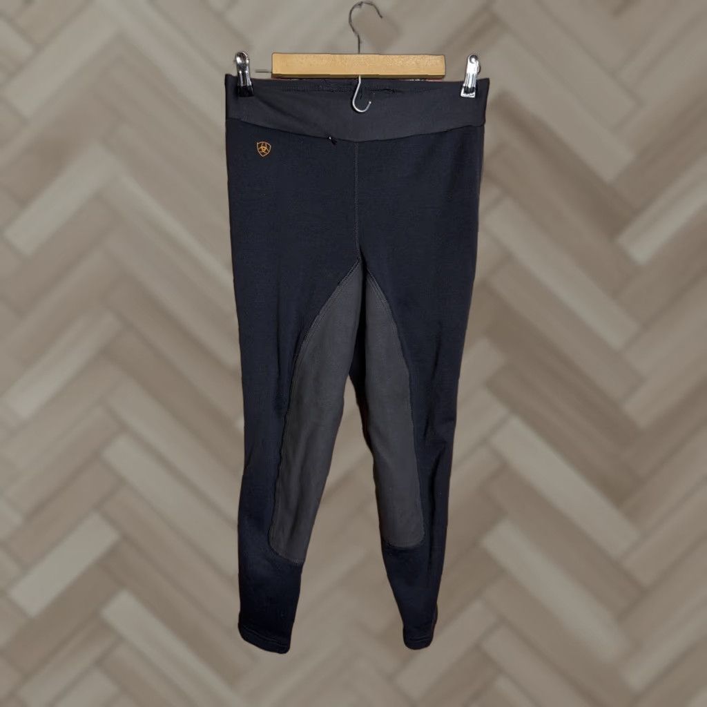 Ariat Ariat Womens Black Fleece Lined Riding Pants Cropped Size M Regular Size 32" / US 10 / IT 46 - 1 Thumbnail