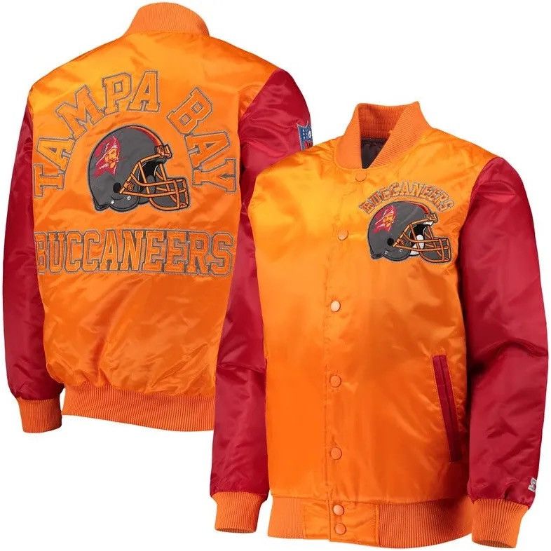Starter Tampa Bay Buccaneers Varsity Satin Starter Jacket Size XL Size US XL / EU 56 / 4 - 1 Thumbnail