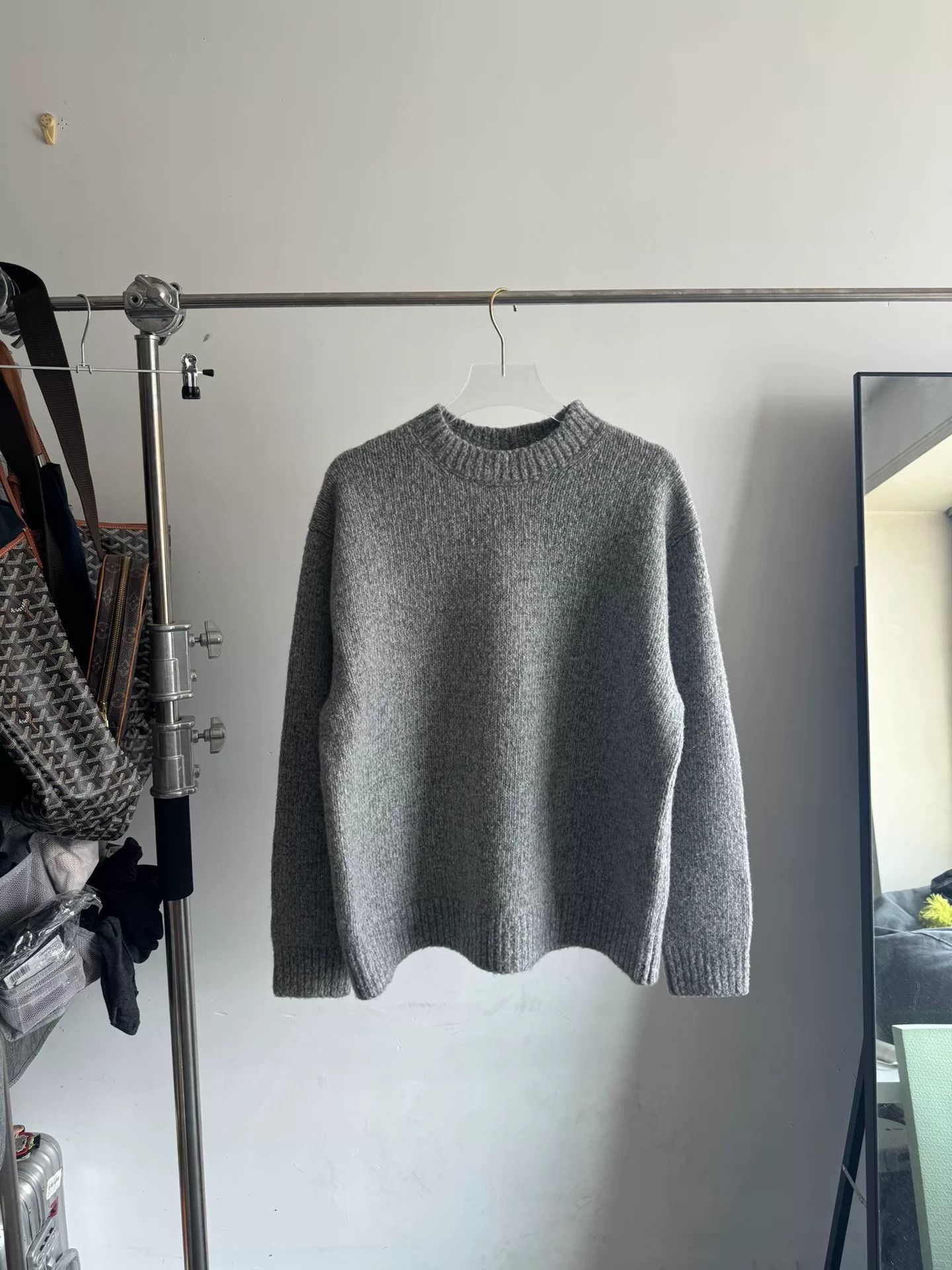 Acne Studios Gray Wool Sweater from Acne Studios Size M / US 6-8 / IT 42-44 - 1 Thumbnail