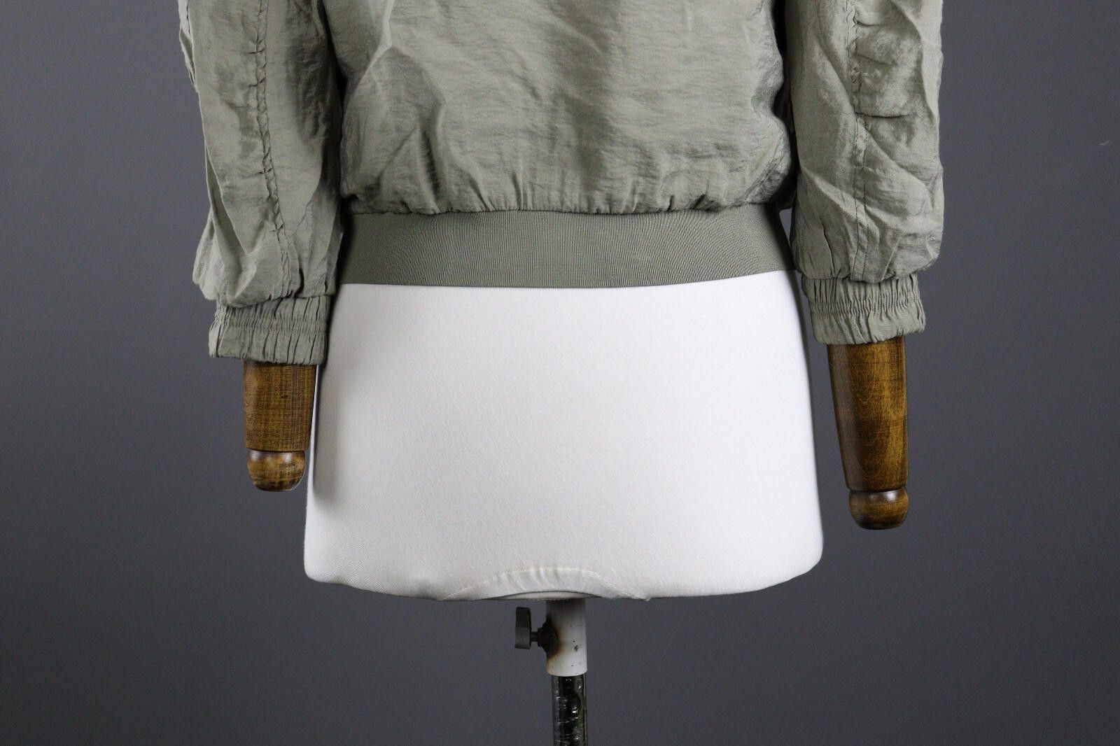 Allsaints AllSaints Gray Designed Tyne Angie Bomber Jacket Size S Size S / US 4 / IT 40 - 8 Thumbnail