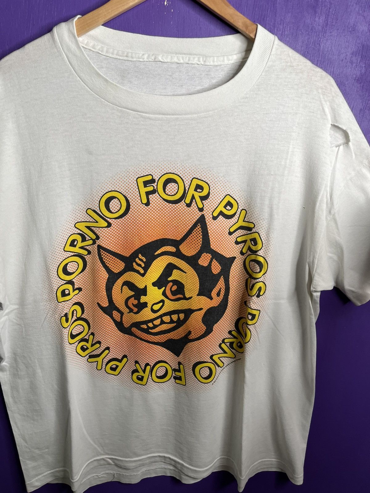 Band Tees Vintage 1993 Porno for pyros band tour t-shirt Size US XL / EU 56 / 4 - 3 Thumbnail