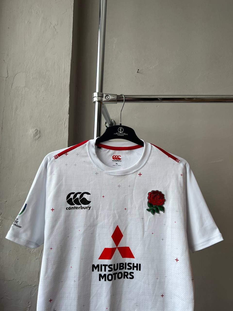 2018 ENGLAND #16 MATCH WORN PLAYER ISSUED U20 RUGBY SHIRT XL
