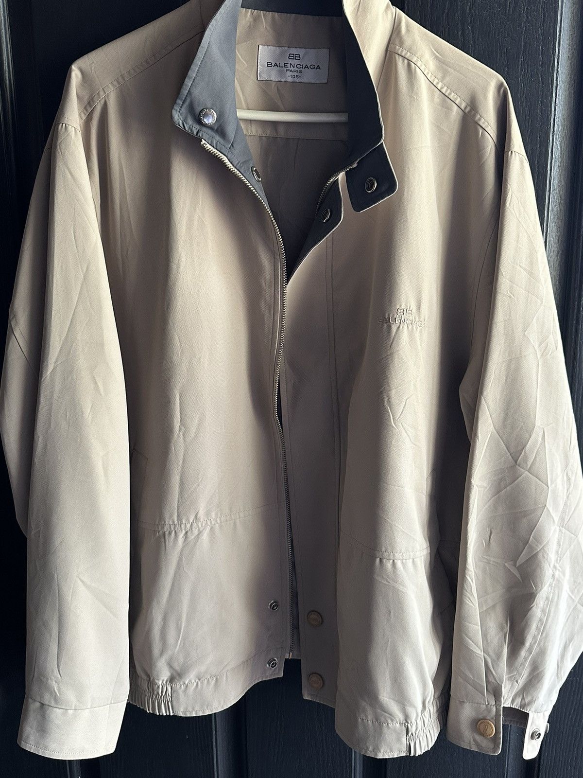 image of Balenciaga Vintage Coat in Light Brown, Men's (Size XL)