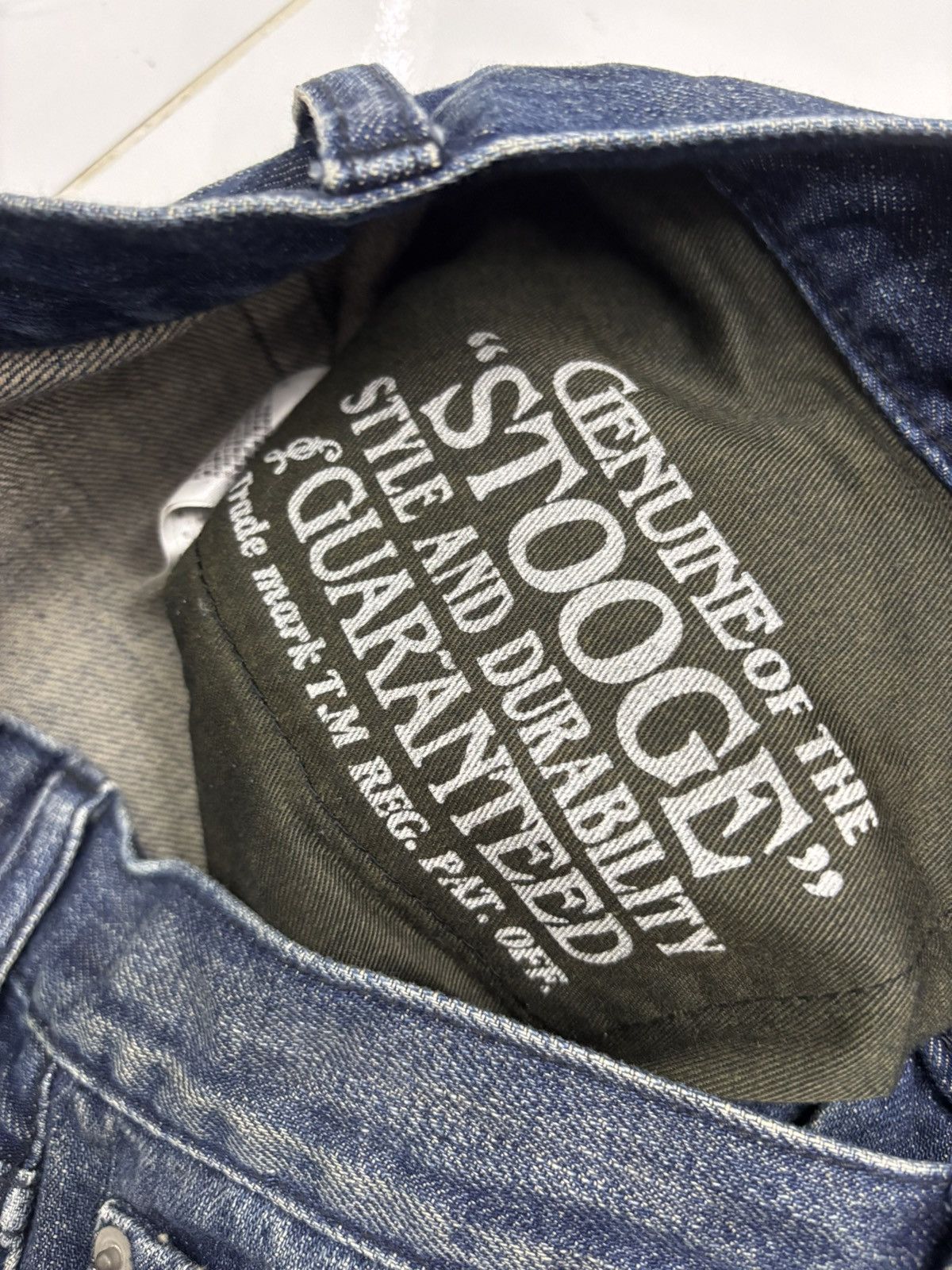 Isamu Katayama Backlash × Japanese Brand 🔥Vintage Japanese Regular Straight Distressed Denim Jeans Size US 32 / EU 48 - 11 Thumbnail