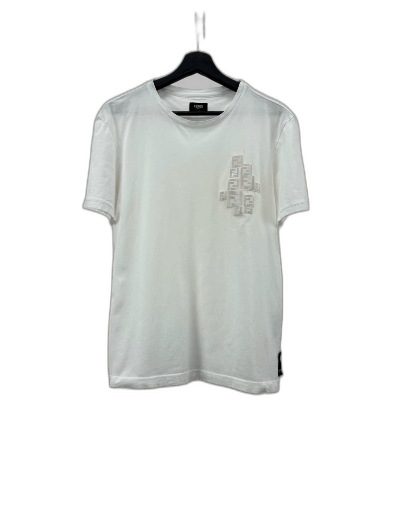 Fendi Fendi Short Sleeve Logo TShirt Size M Size US M / EU 48-50 / 2 - 1 Thumbnail
