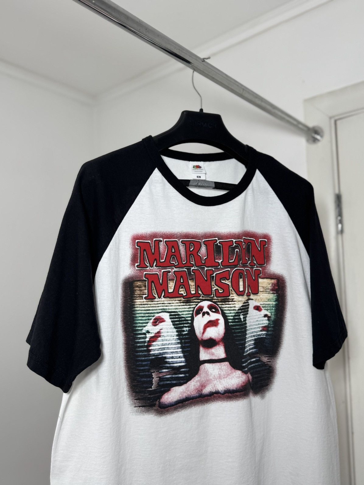 Marilyn Manson Vintage Marilyn Manson Sweat Dreams Printed Band Tee Size US XL / EU 56 / 4 - 3 Thumbnail