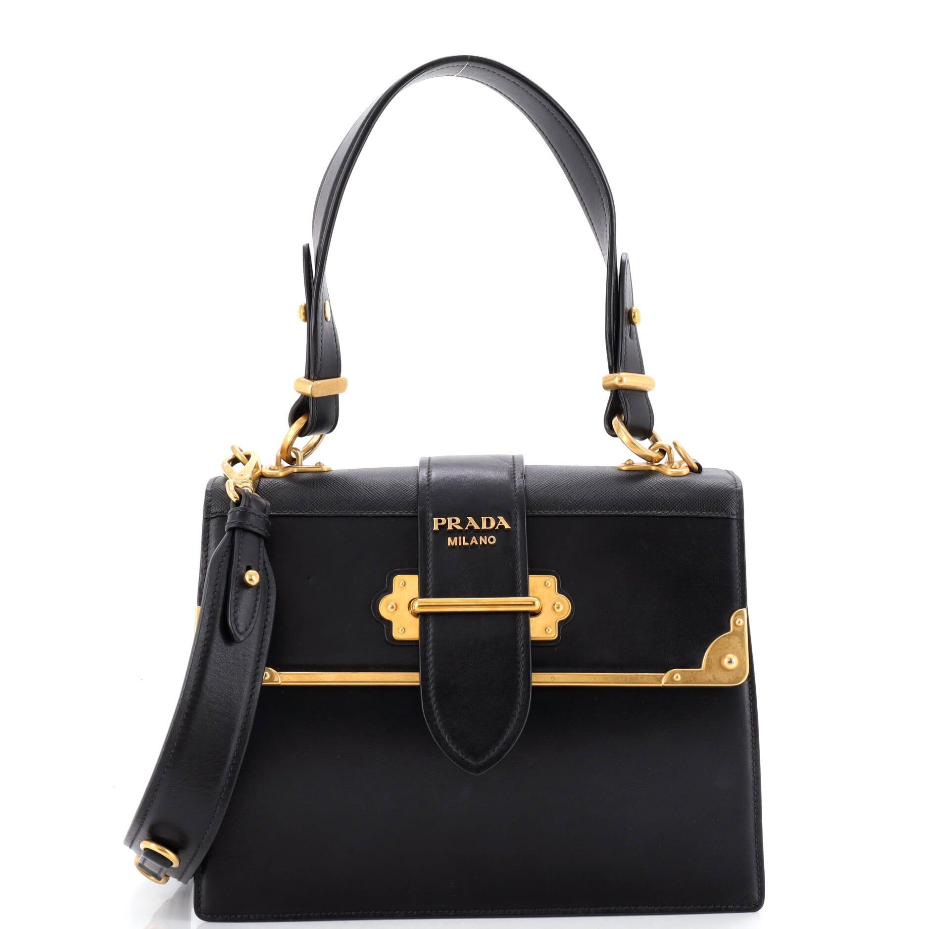 Prada Cahier Convertible Shoulder Bag Size ONE SIZE - 1 Thumbnail