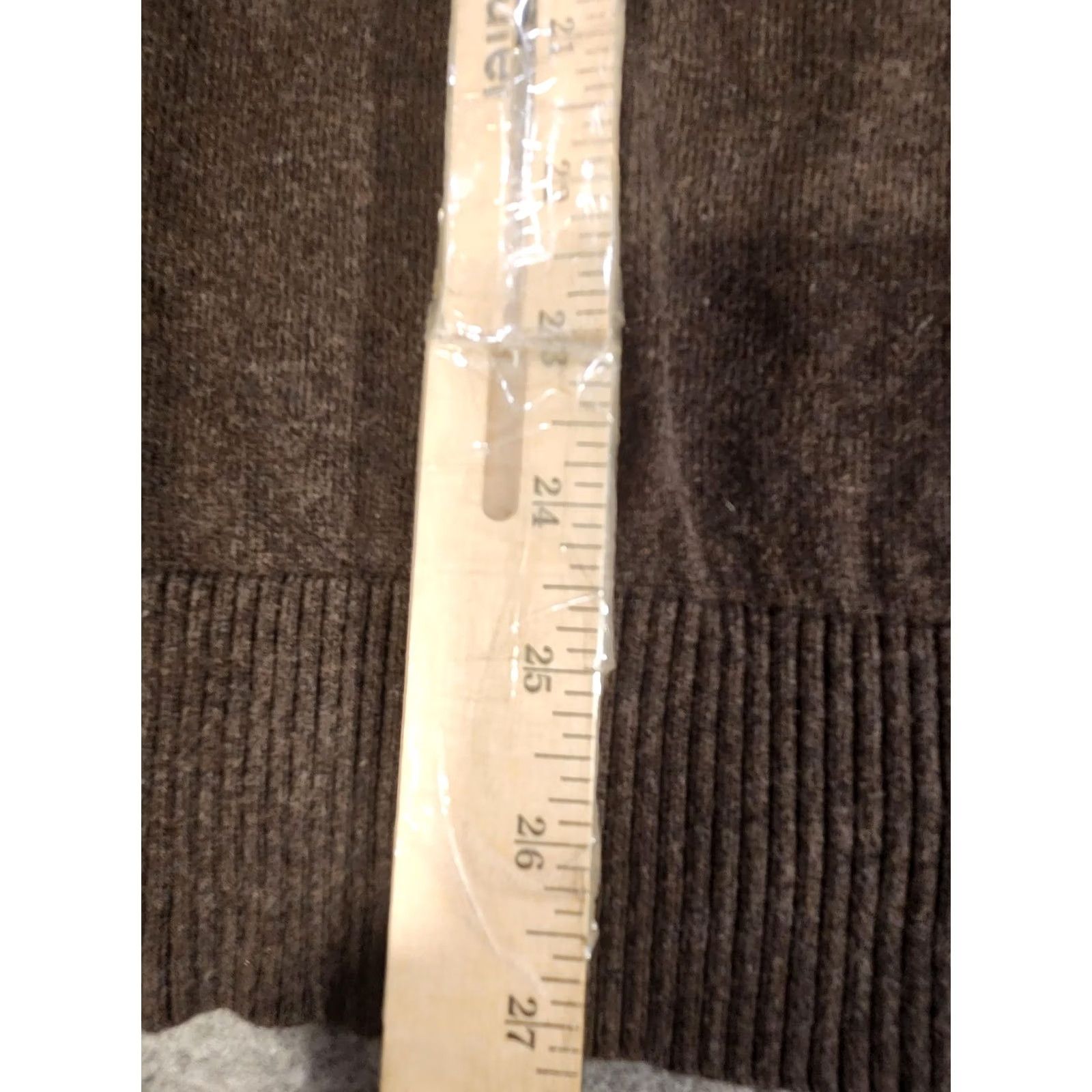 Eddie Bauer Eddie Bauer Sweater Mens Large Brown Cotton Cashmere V-Neck Knit Pullover Size US L / EU 52-54 / 3 - 7 Thumbnail
