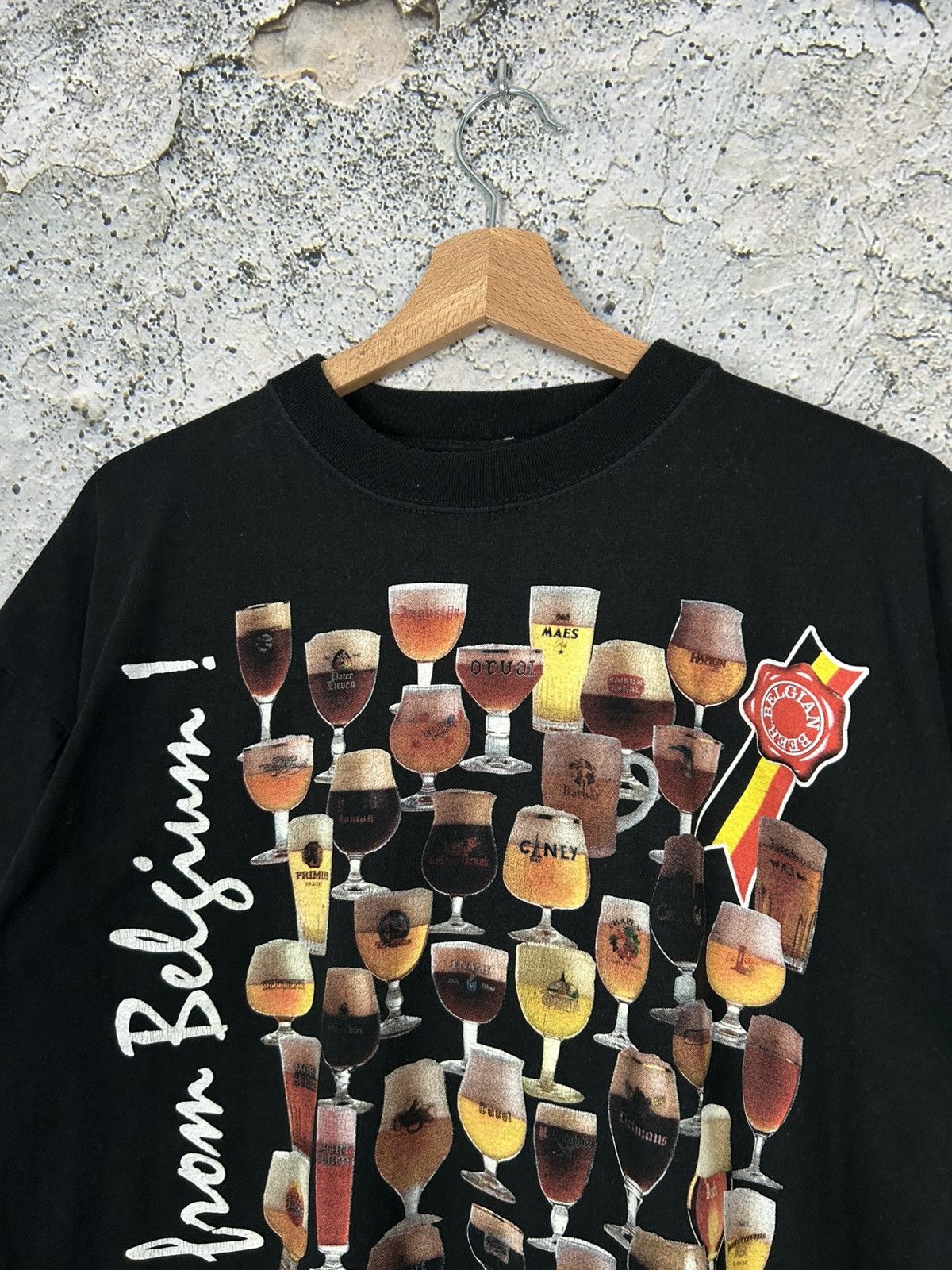 Vintage Vintage Beers Graphic Tee Promo Belgium 90s Size US L / EU 52-54 / 3 - 3 Thumbnail