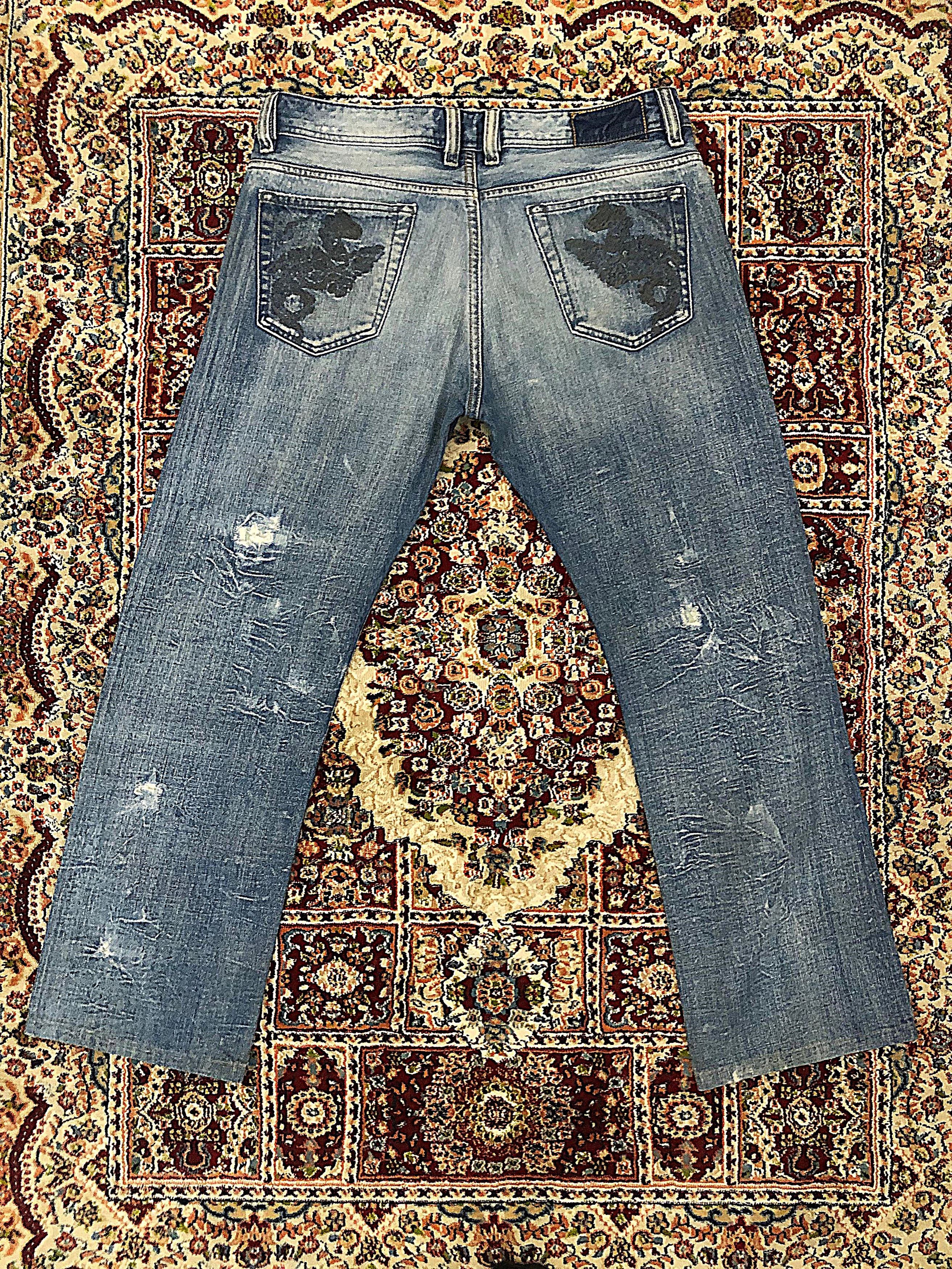 Diesel × Japanese Brand Diesel Dragon Viker Baggy Denim Jeans Pants Size US 33 - 1 Thumbnail
