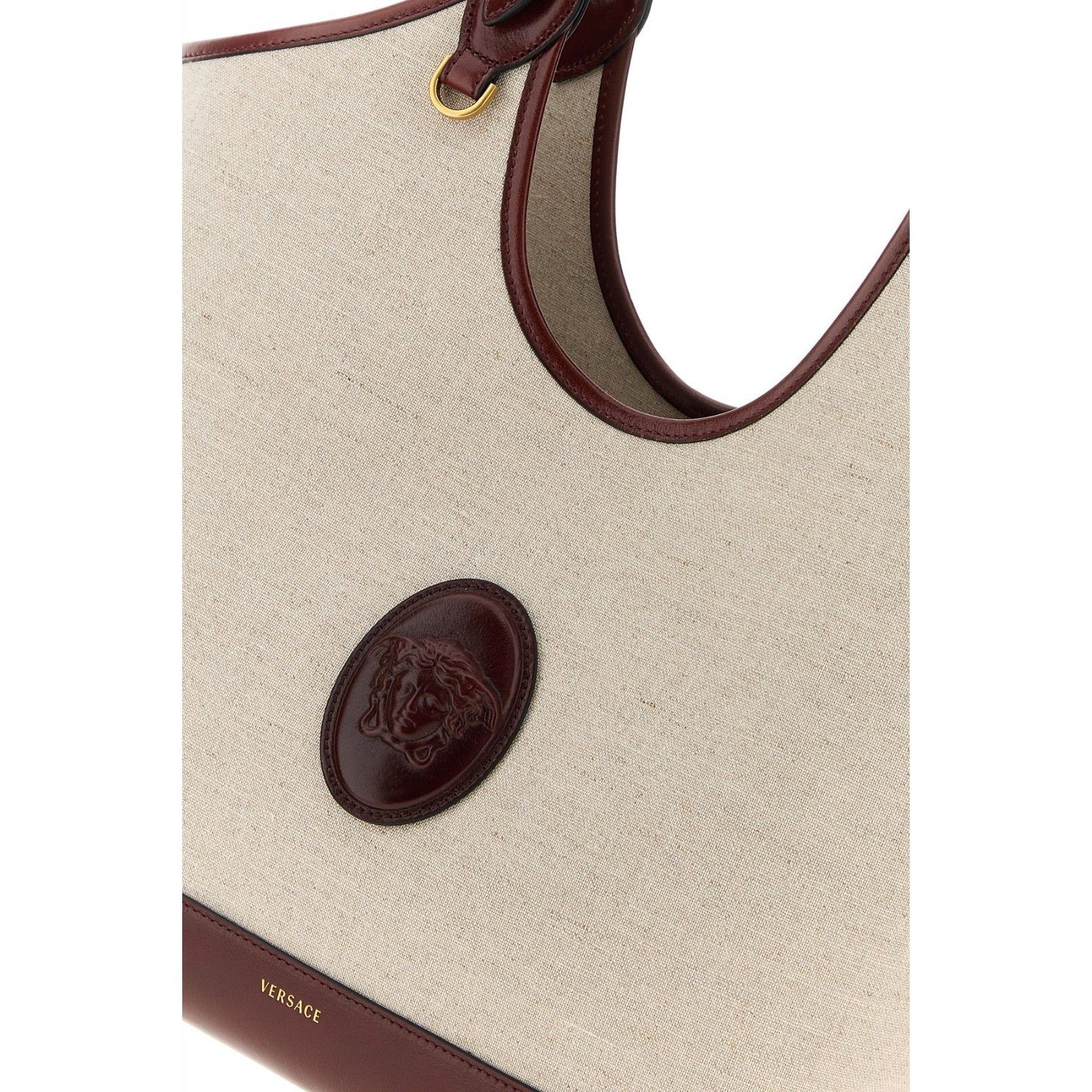 Versace VERSACE Brown Riviere Large Tote Bag New Size ONE SIZE - 4 Thumbnail