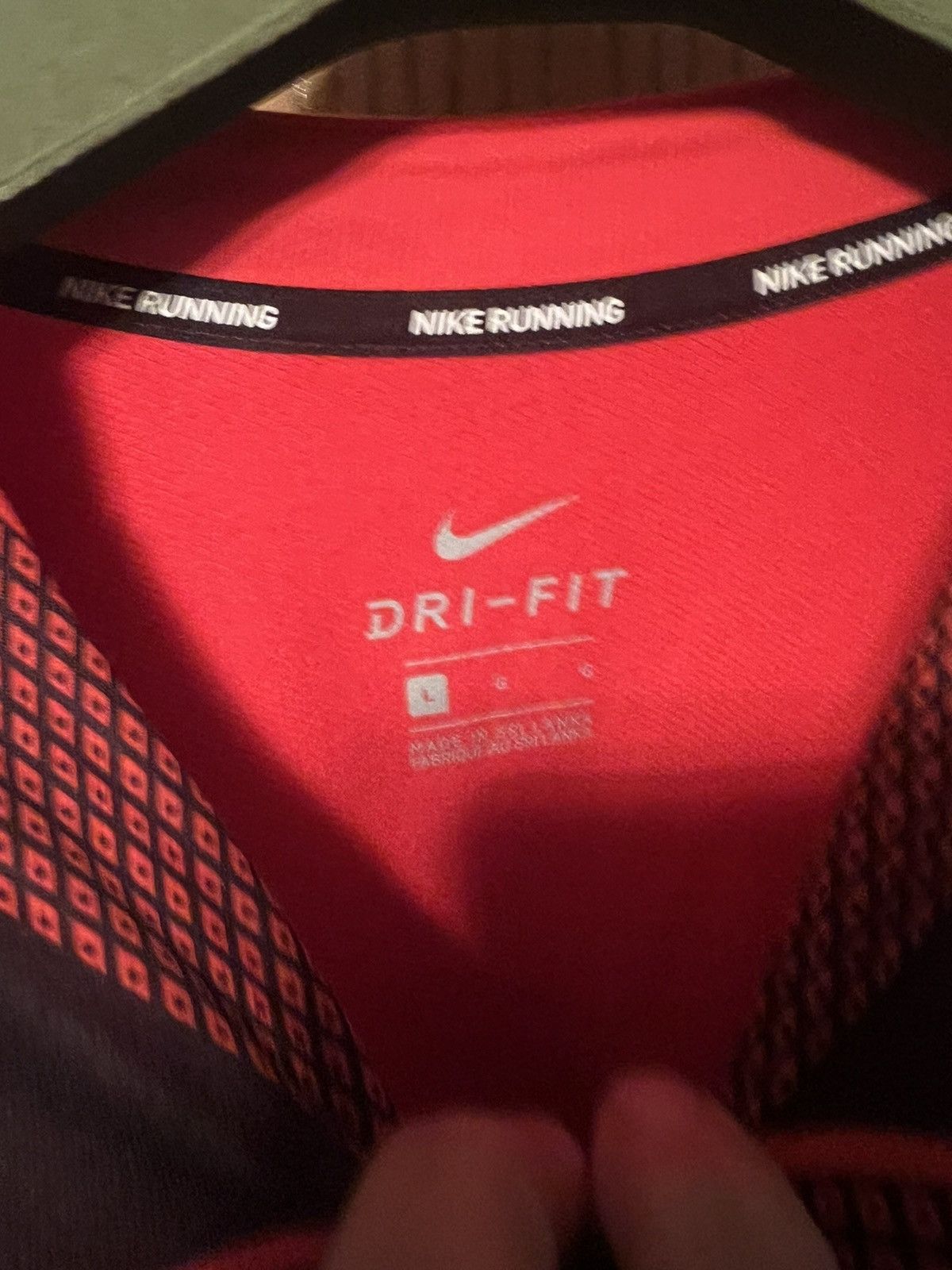 Nike Kenya Dry Fit Running Long-sleeve Shirt Sz L