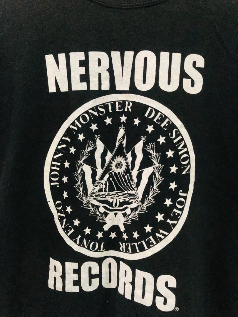 Band Tees Nervous Record Label Lab Tshirt Size US M / EU 48-50 / 2 - 2 Thumbnail