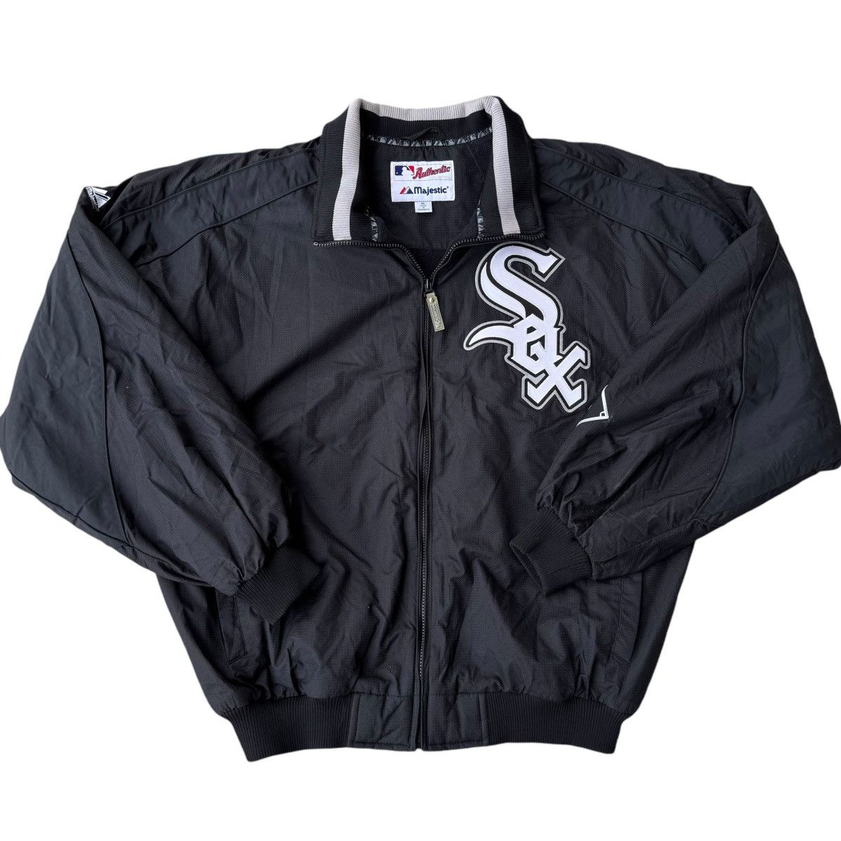 MLB × Majestic × Vintage Chicago White Sox Majestic Vintage MLB Jacket Track Dugout Size US XL / EU 56 / 4 - 8 Thumbnail