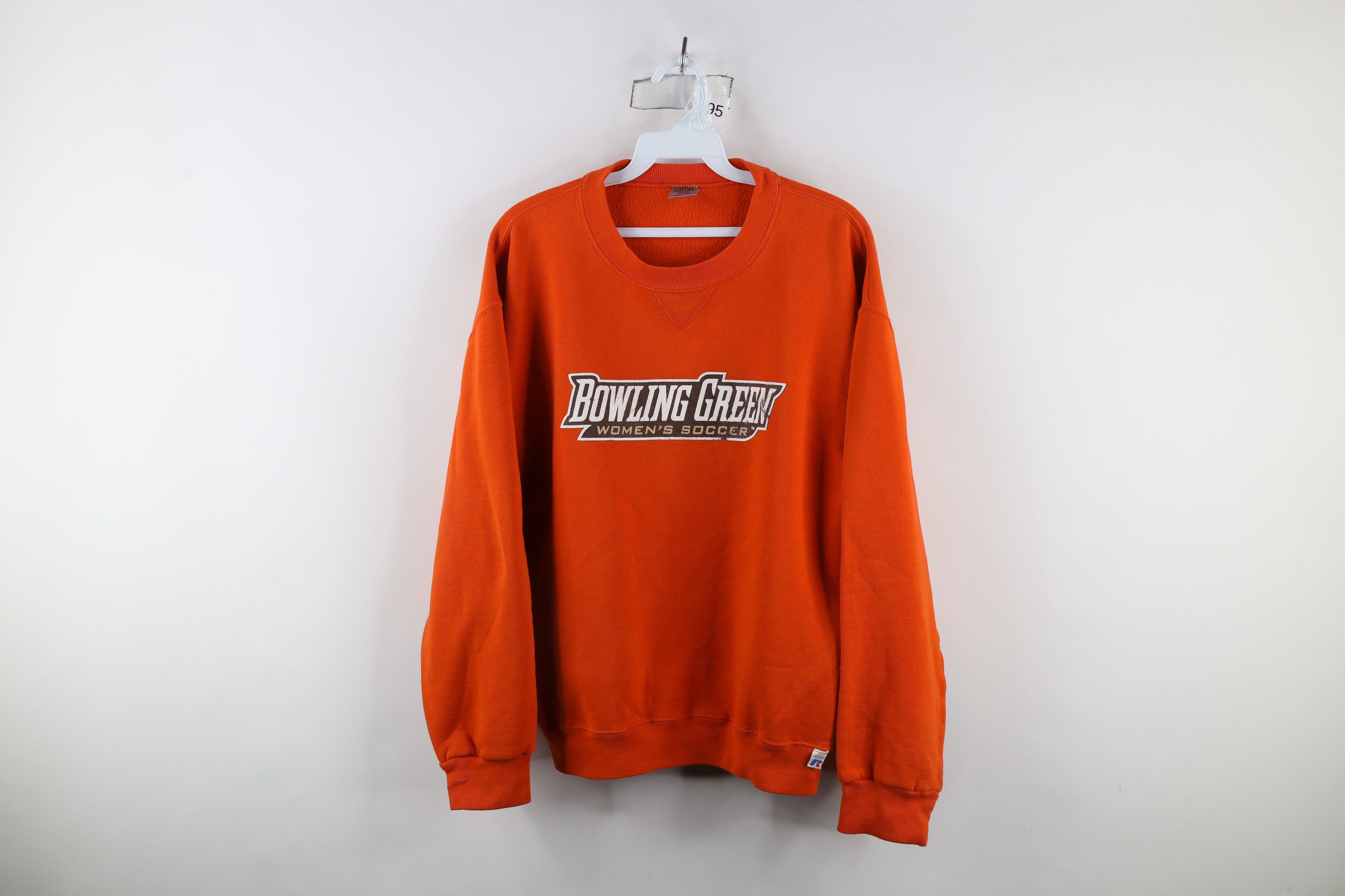 Vintage Vintage Green State University Soccer Sweatshirt Orange Size M / US 6-8 / IT 42-44 - 1 Thumbnail