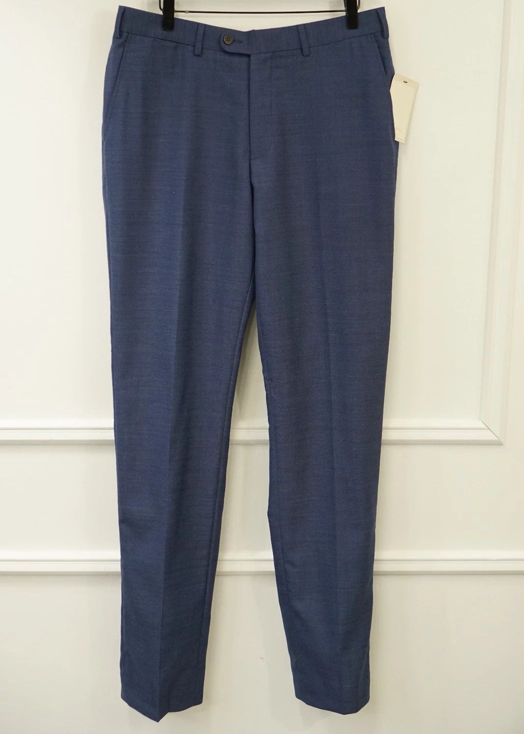 Suitsupply Men Suitsupply Pants Blue Wool Brescia Size 98 UK/US40L Size 40L - 1 Thumbnail