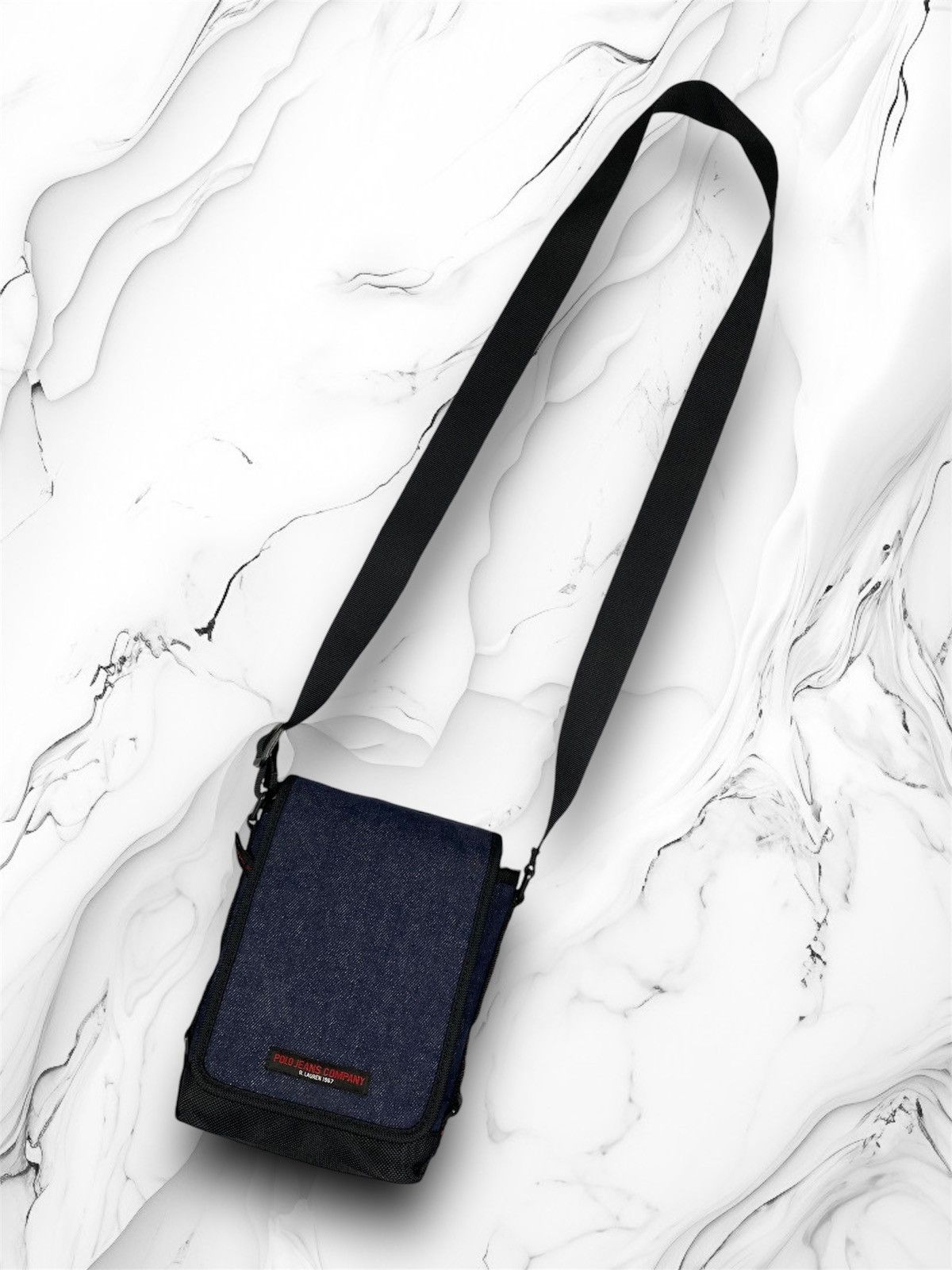 Lauren Ralph Lauren × Polo Ralph Lauren × Vintage Vintage Polo Ralph Lauren Jeans Co. Messenger Bag y2k Size ONE SIZE - 1 Thumbnail