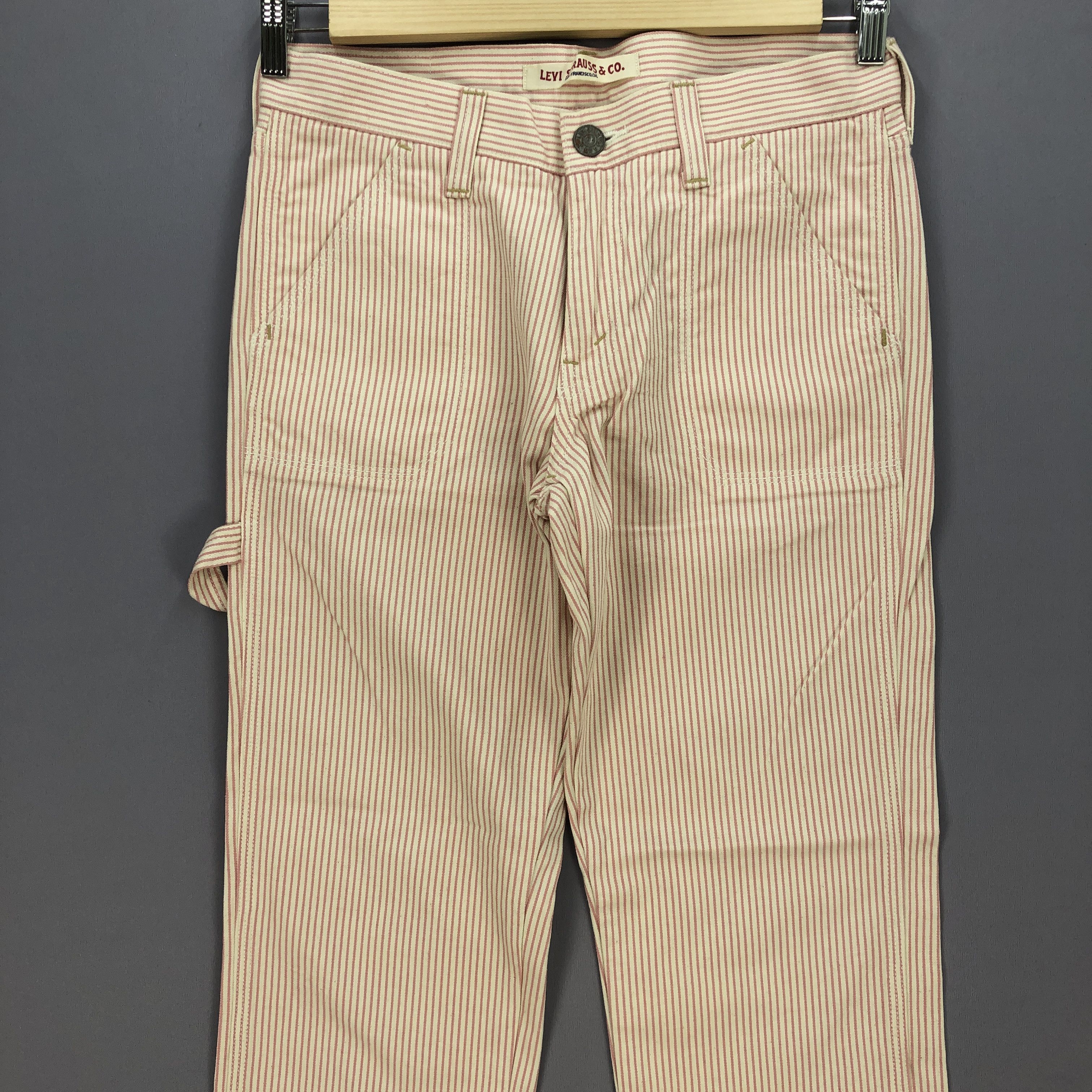 Levi's Vintage Levis Carpenter Jeans Multi Pocket Workers Denim Size US 32 / EU 48 - 3 Thumbnail