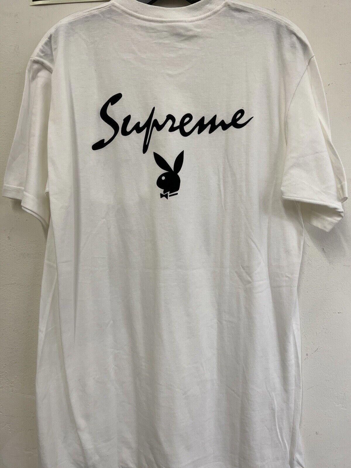 Supreme 2011 SUPREME PLAYBOY POCKET TEE WHITE L Size US L / EU 52-54 / 3 - 3 Thumbnail