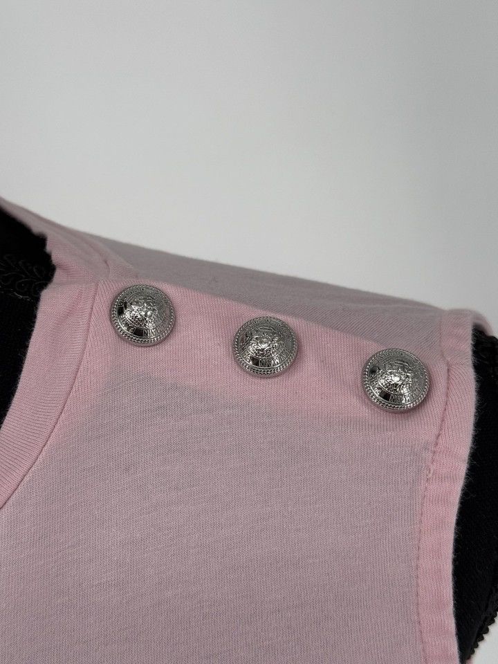 Balmain Balmain Paris Printed T Shirt Top Pink Sleeveless Size M Size M / US 6-8 / IT 42-44 - 3 Thumbnail