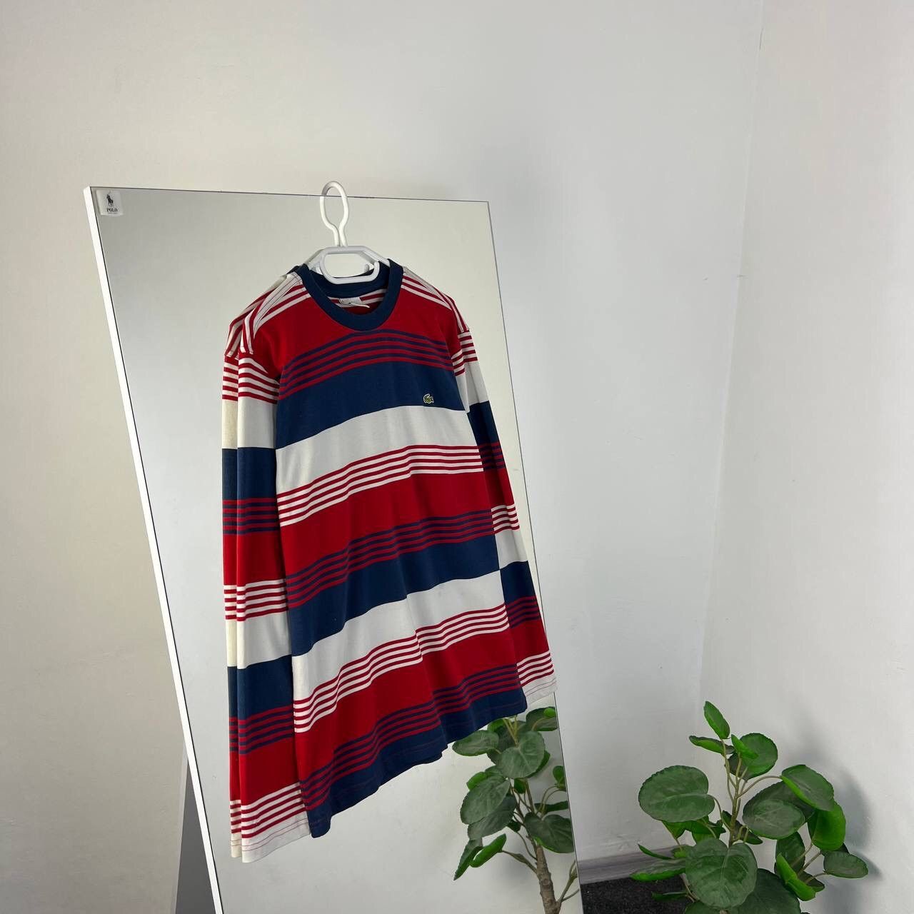 Lacoste Lacoste Stripped Mini Logo Long Sleeve Size US XL / EU 56 / 4 - 1 Thumbnail