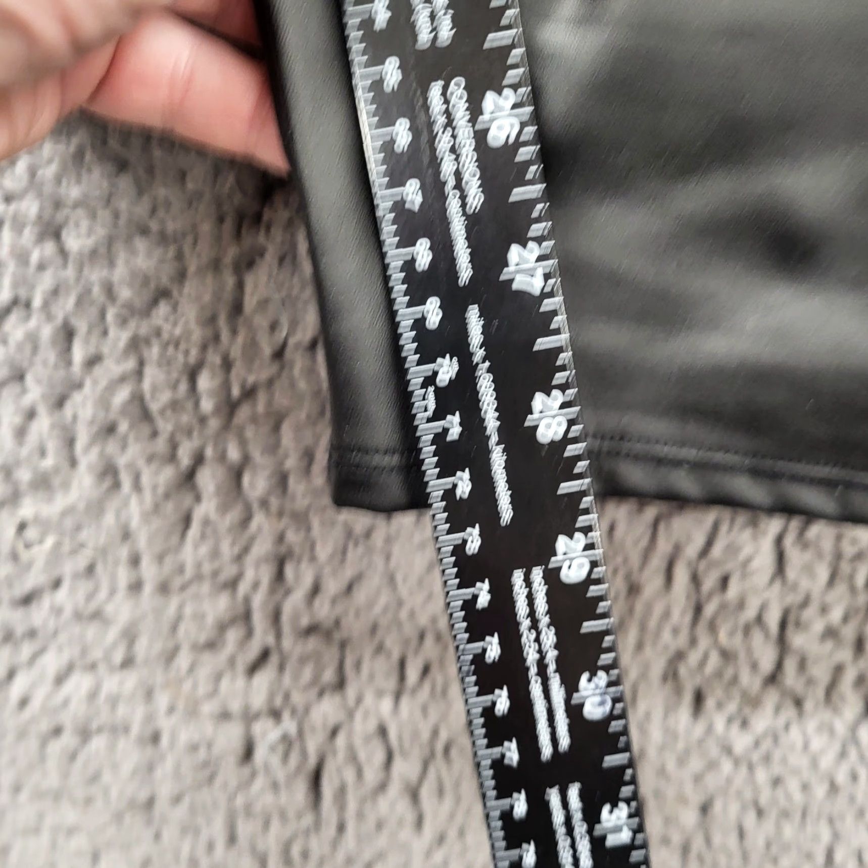 Vintage Lane Bryant Faux Leather Pants Solid Black Pull On Pleather Size C/D 16W Women Tapered Leg Rock City Winter Spring Fall Dress Pants Size 38" / US 16 / IT 52 - 7 Thumbnail