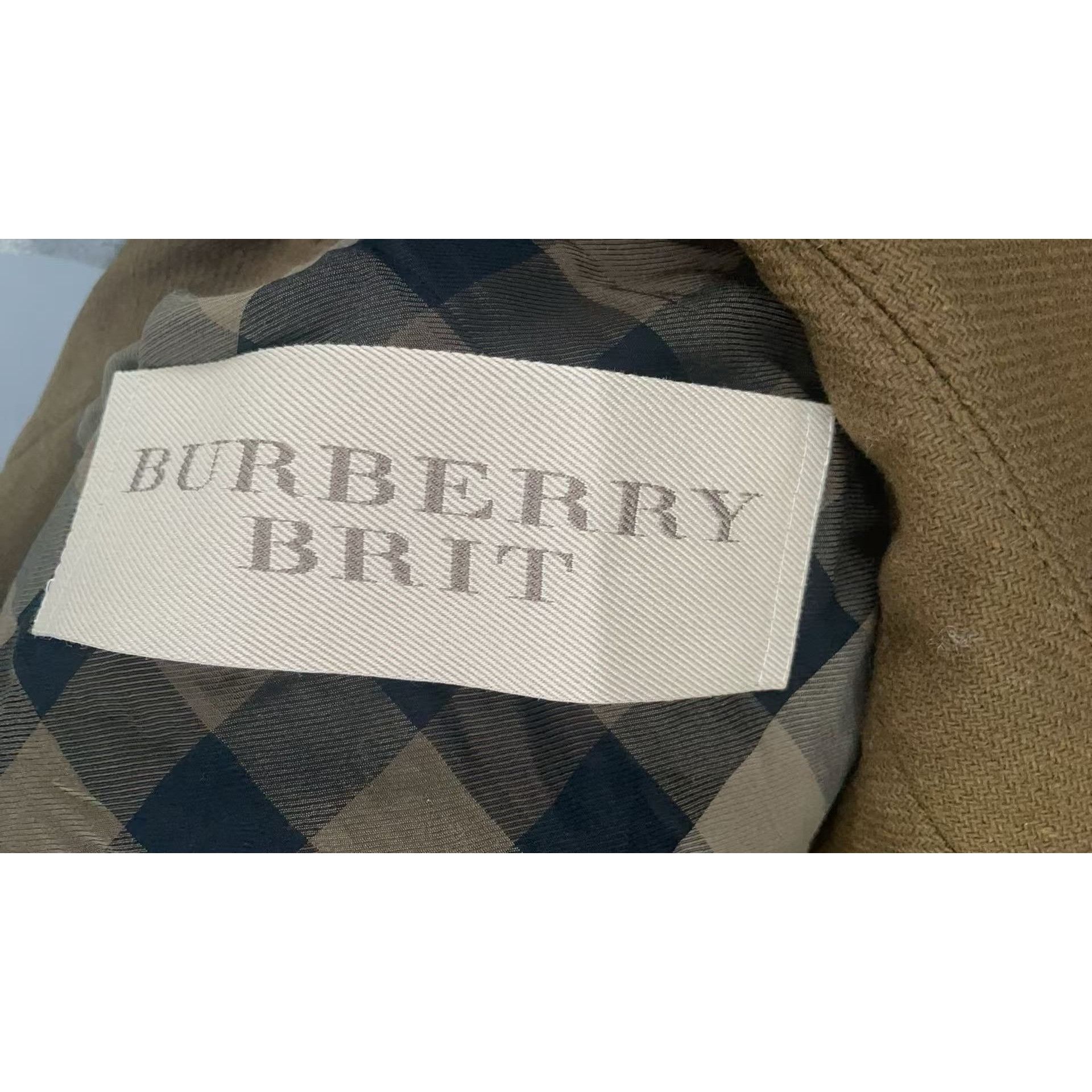 Burberry Burberry Olive Green Button & Zip Wool Blend Jacket Size L / US 10 / IT 46 - 8 Thumbnail
