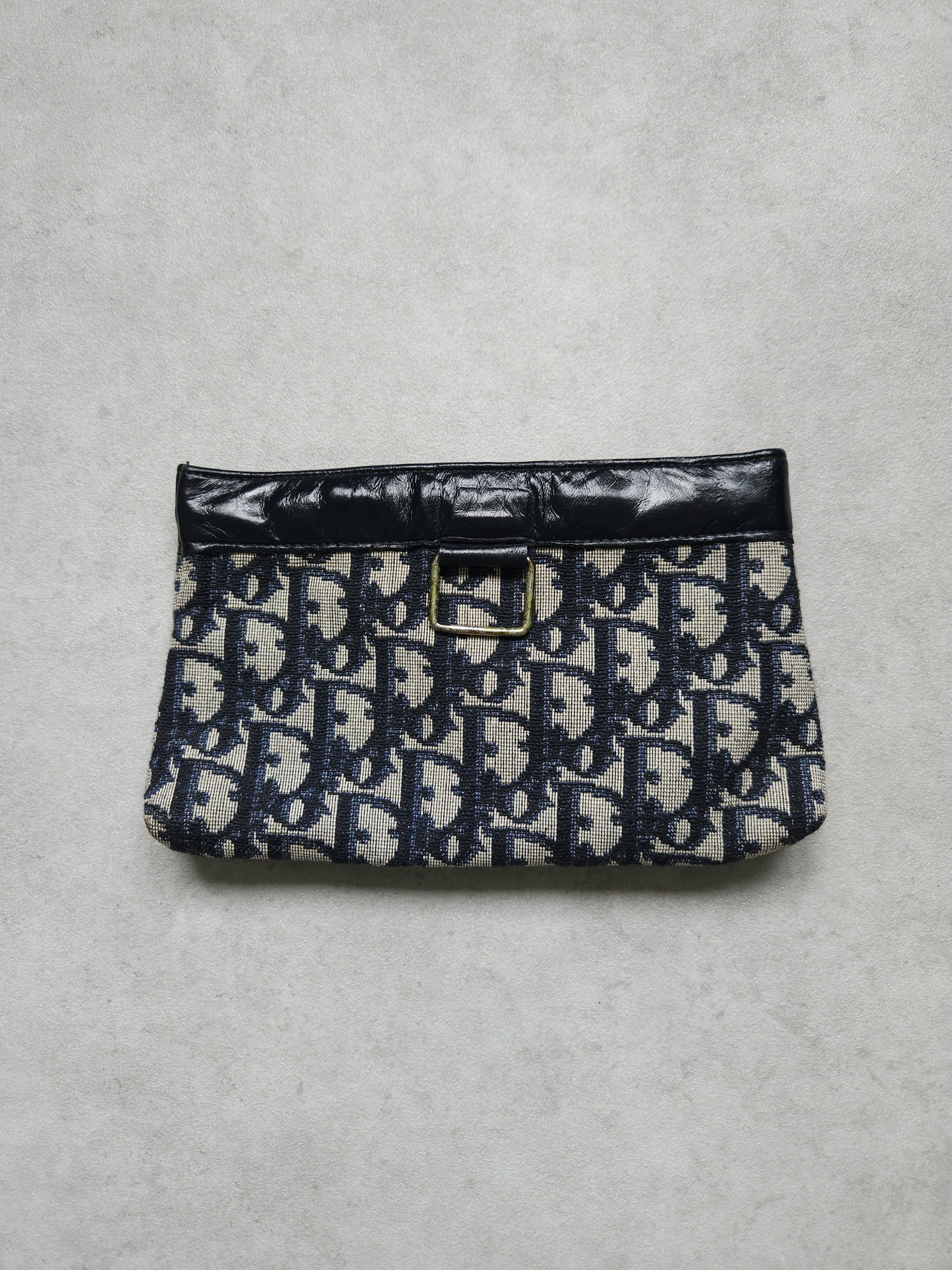 Dior Vintage 70s dior trotter mini accessory pouch clutch bag Size ONE SIZE - 2 Thumbnail